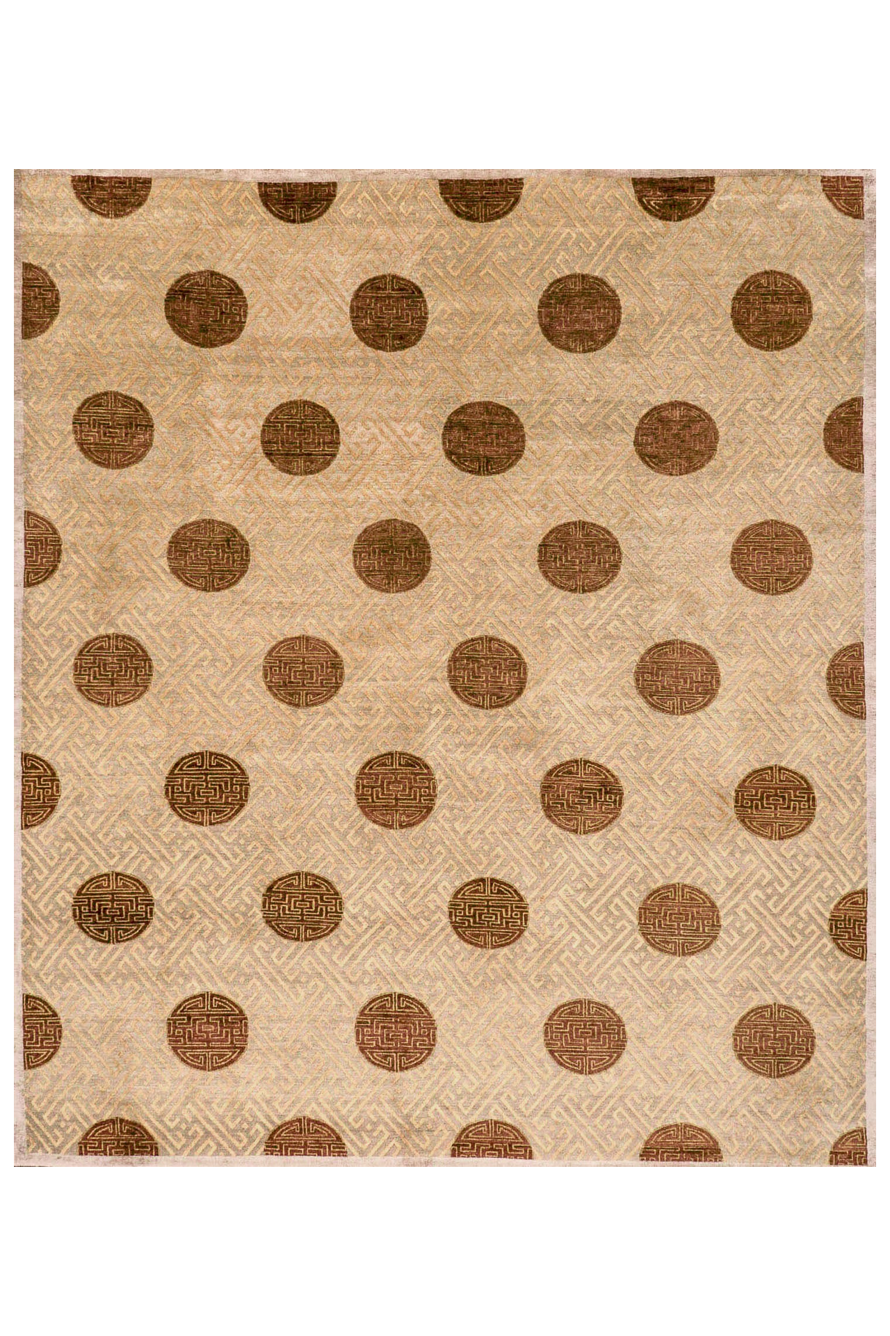 Design-Teppich - Mandala Dots