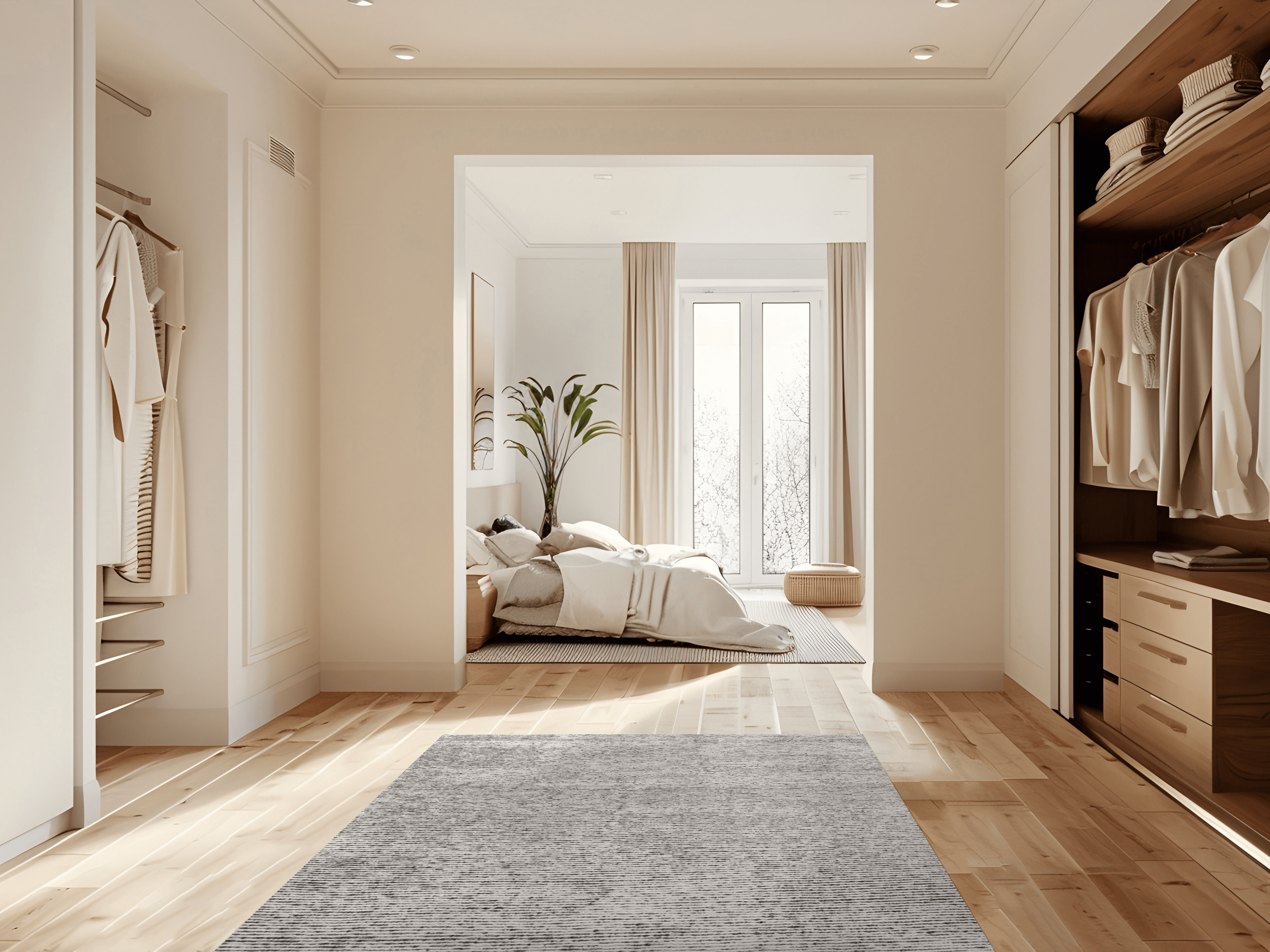 Design-Teppich - Ivory