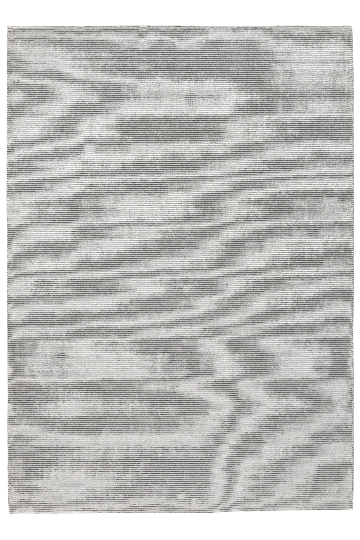 Design-Teppich - Uni Silver