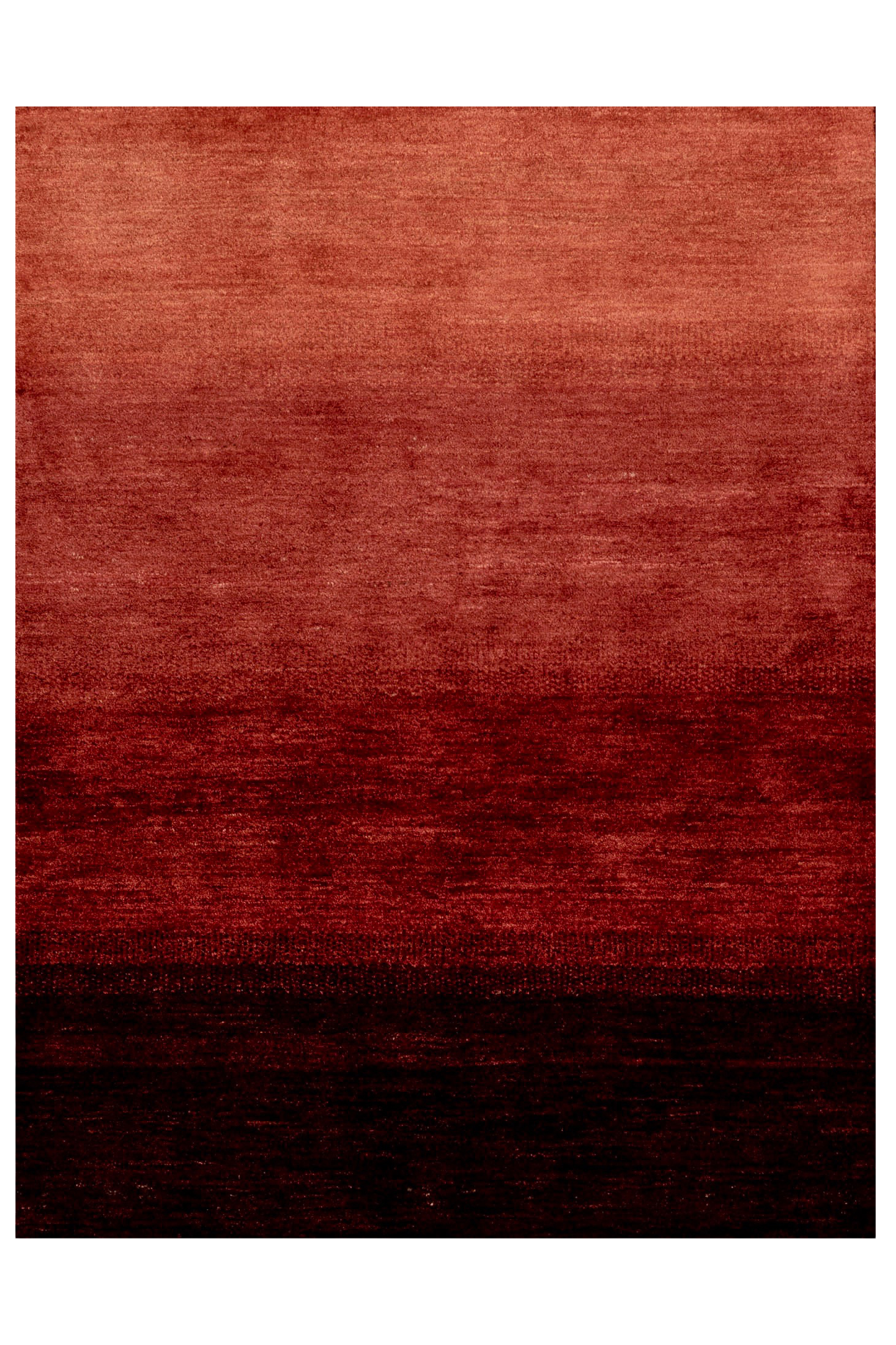 Gabbeh Teppich-Unikat - Mohnfeld