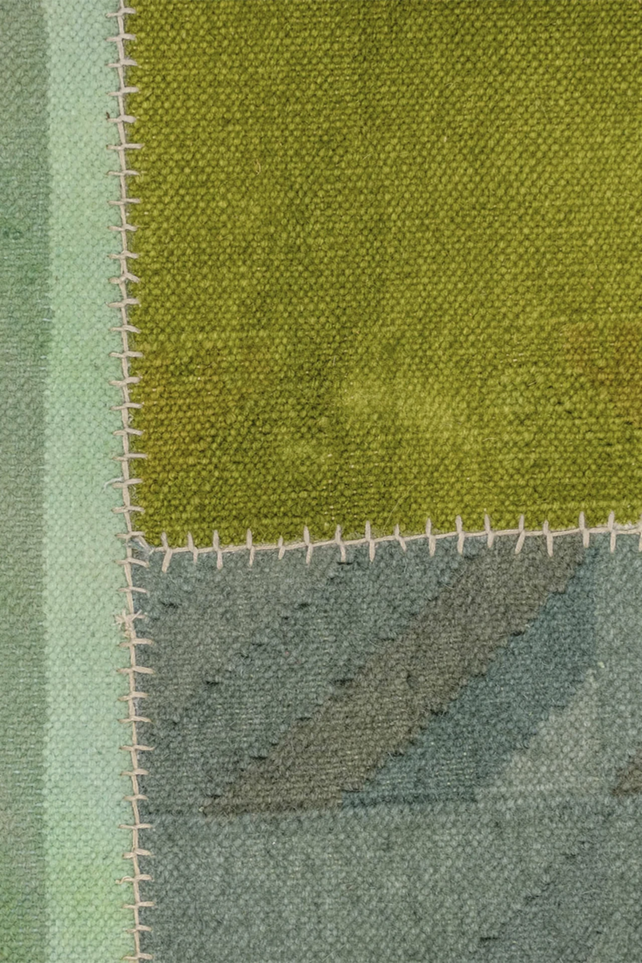 Kelim Teppich - Patchwork Alphabet