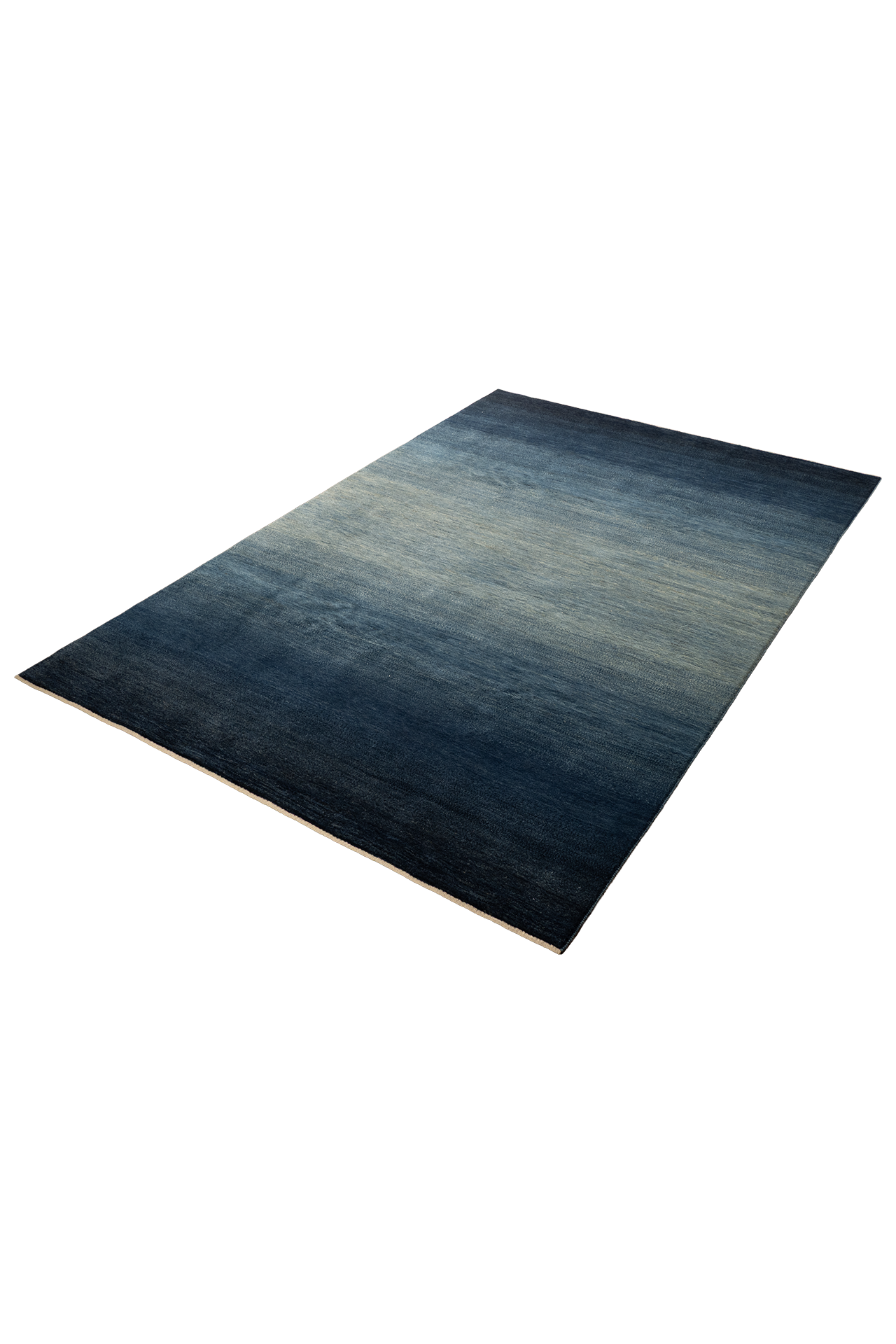 Gabbeh Teppich-Unikat - Indigohorizont