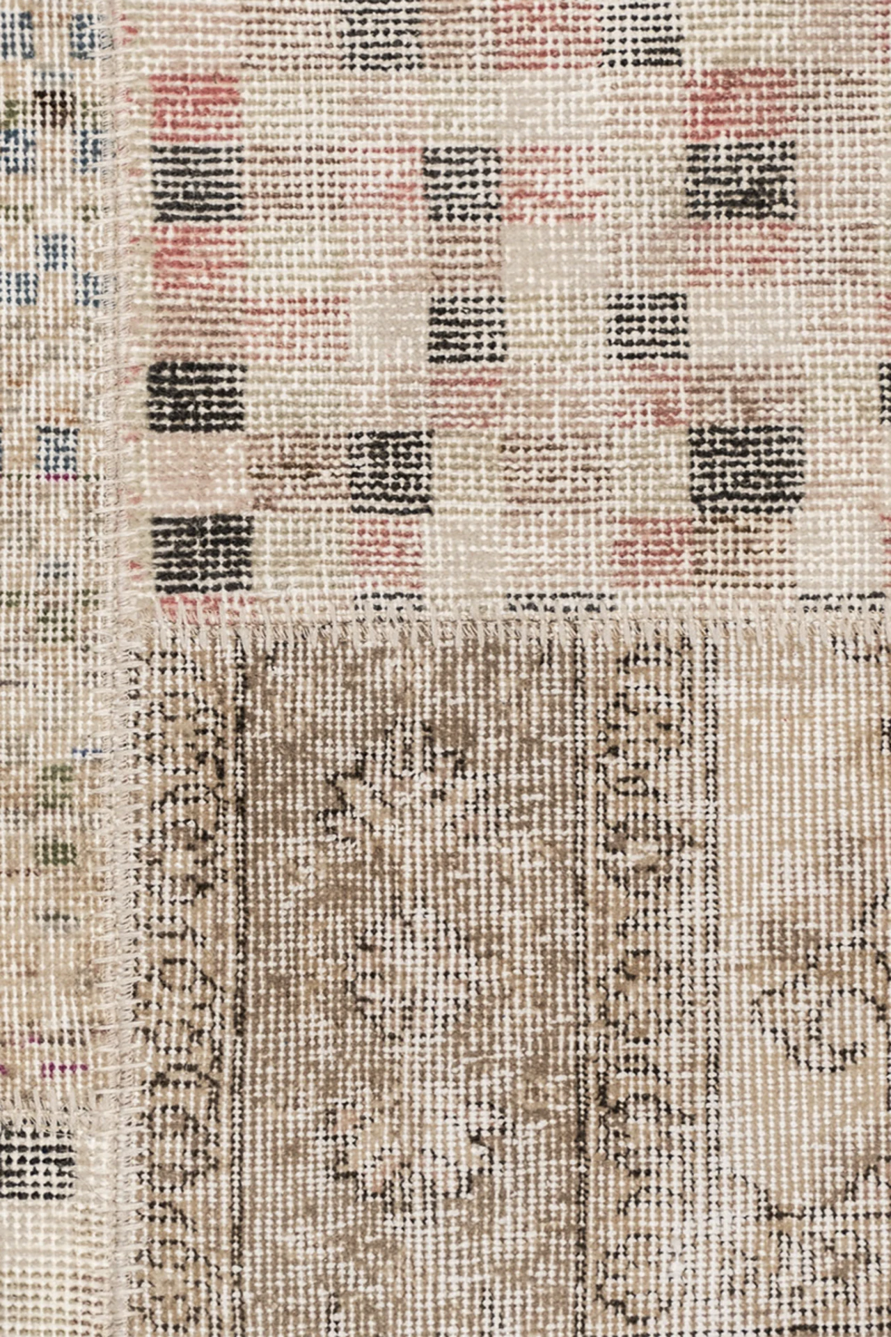 Jordan Collection Vintage Teppich - Patchwork Sand