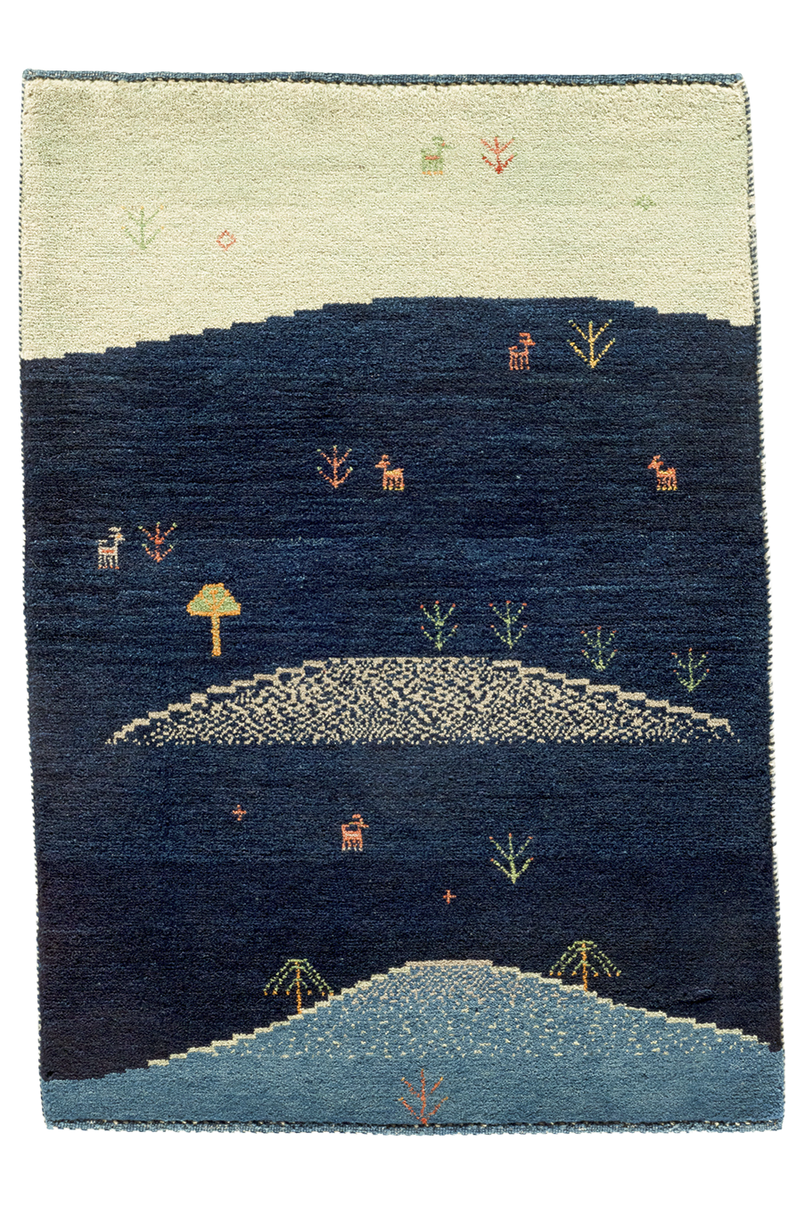 Gabbeh Teppich-Unikat - Sternenweide