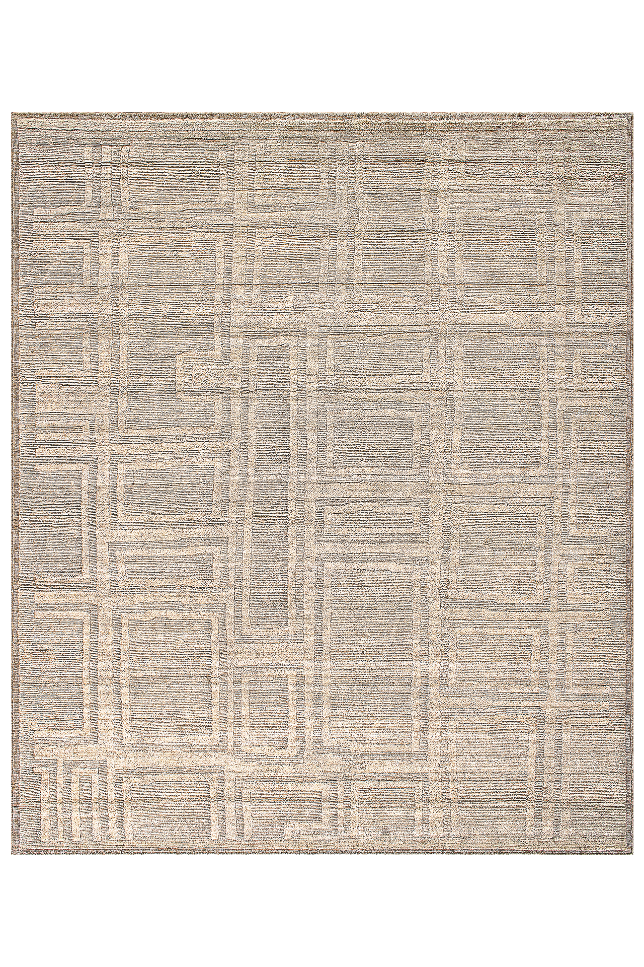 Design-Teppich - Hidden Geometry Taupe