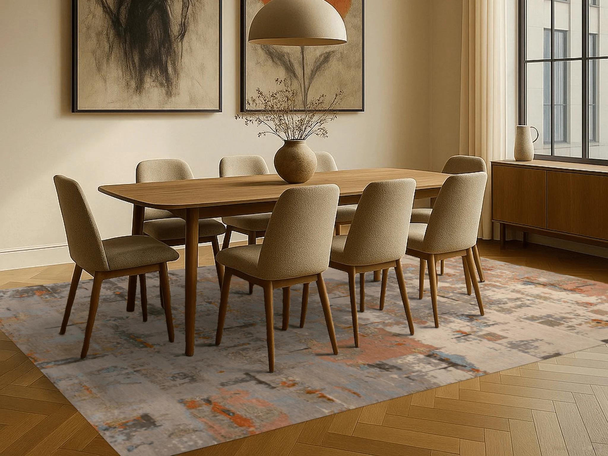 Design-Teppich - City Lights