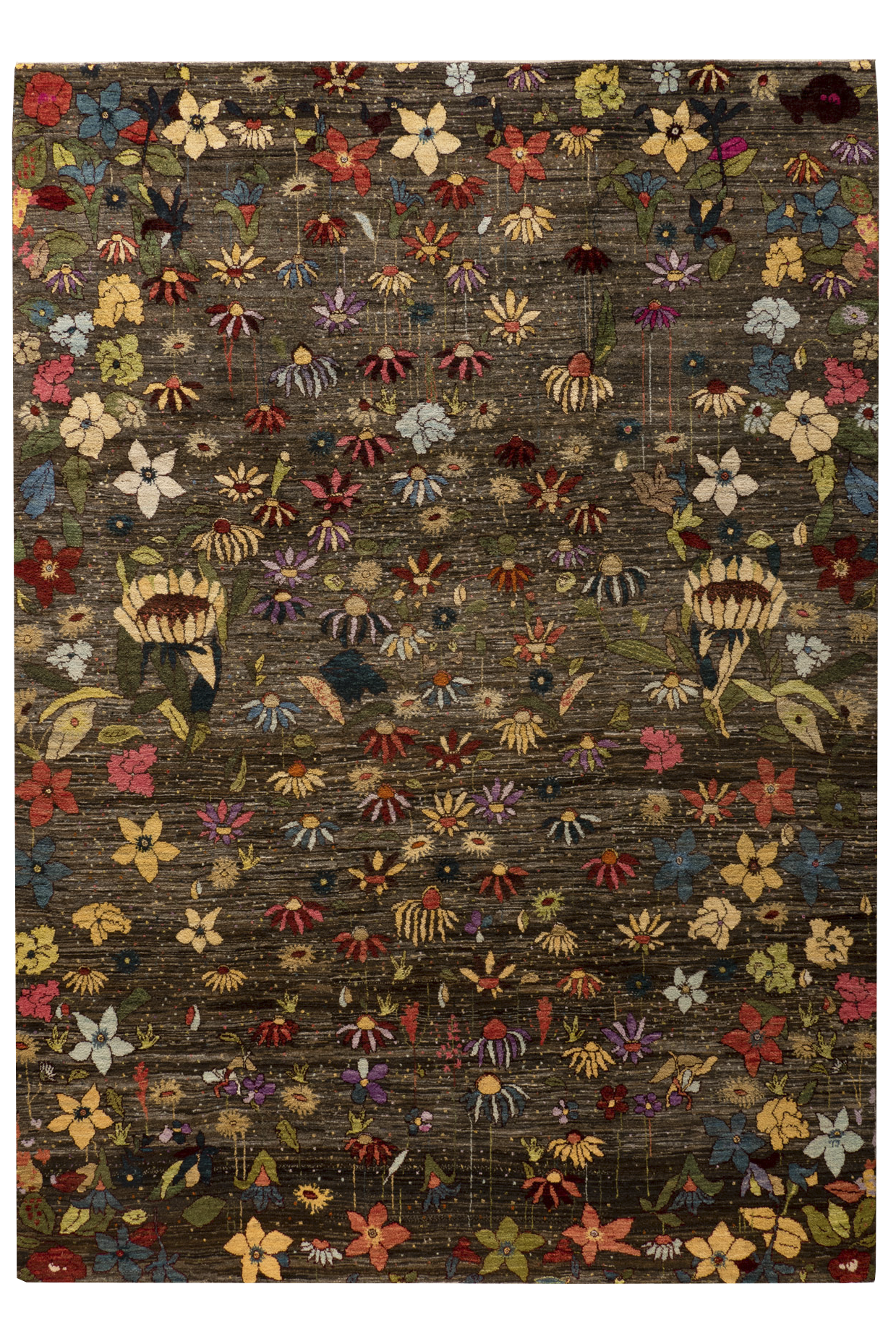 Gabbeh Teppich-Unikat - Blumenoase