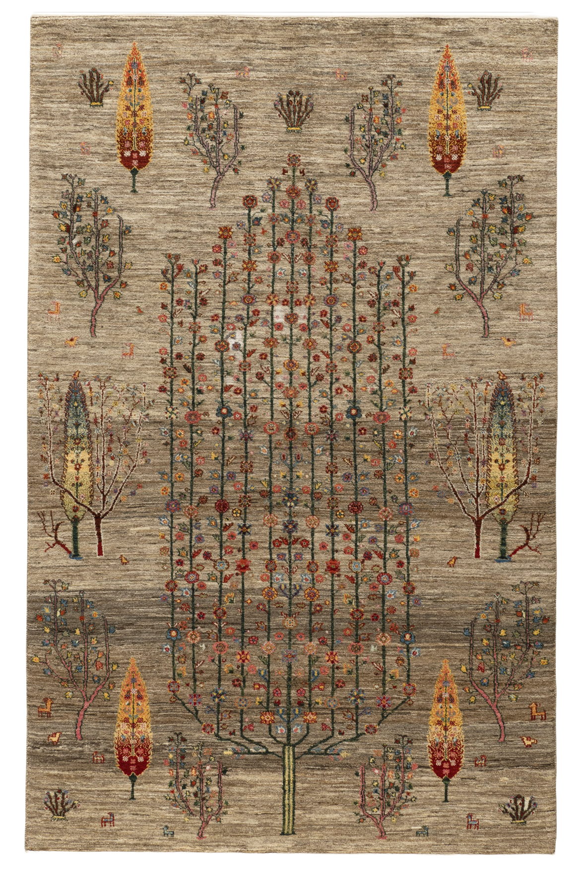 Gabbeh Teppich-Unikat - Paradiesgarten