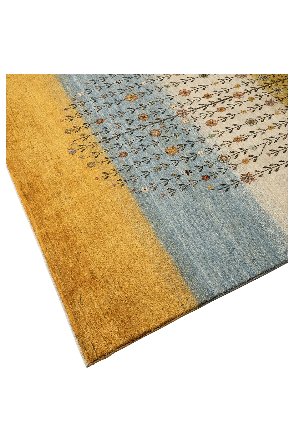 Gabbeh Teppich-Unikat - Blühende Weide