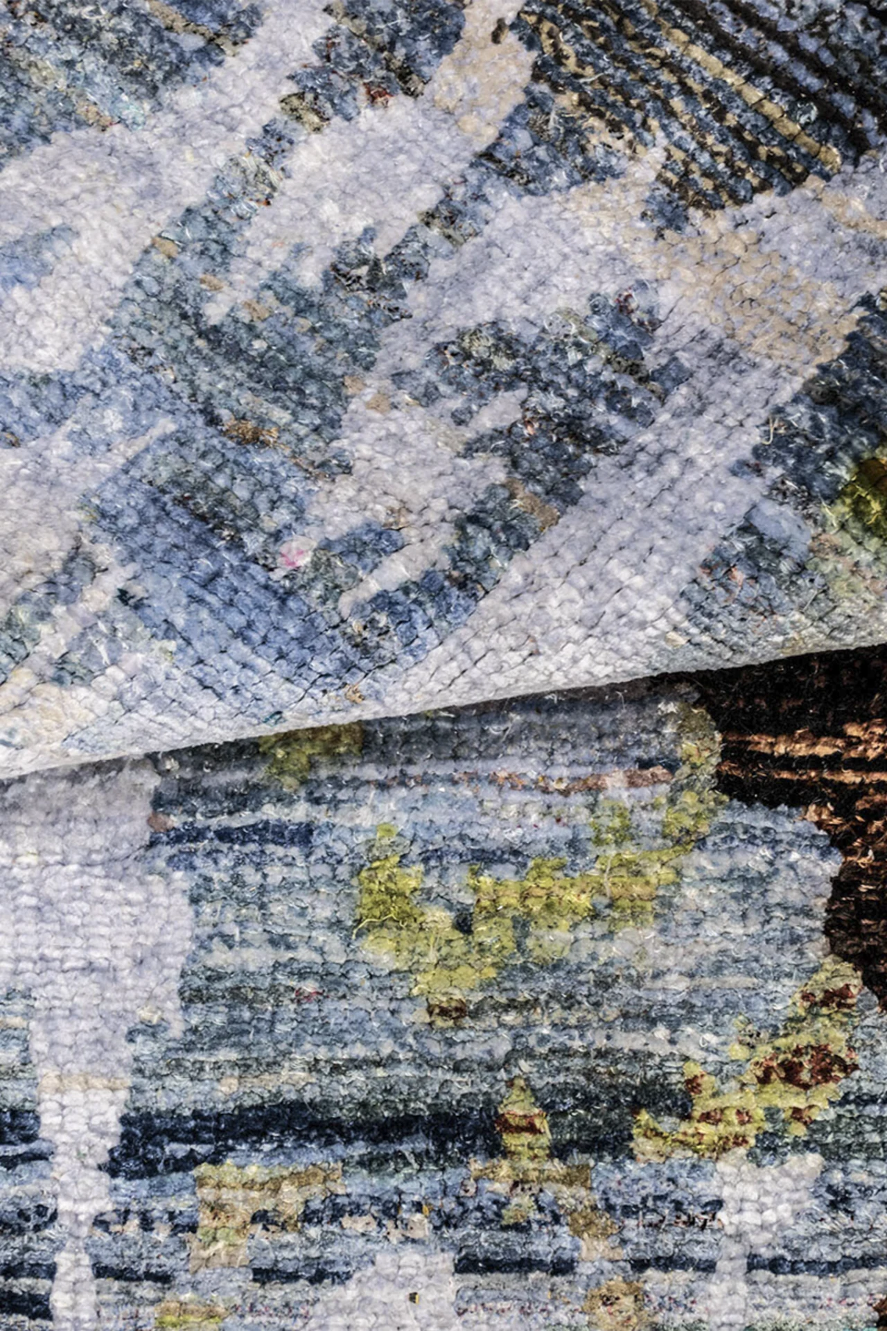 Handgeknüpfter Teppich aus 100% Seide - Seidenteppich Art
