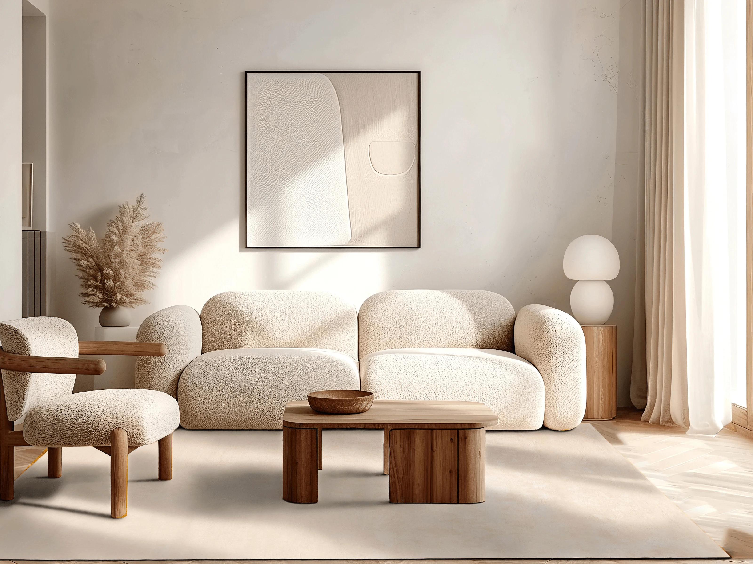 Jordan Collection Designteppich - Helena Cream