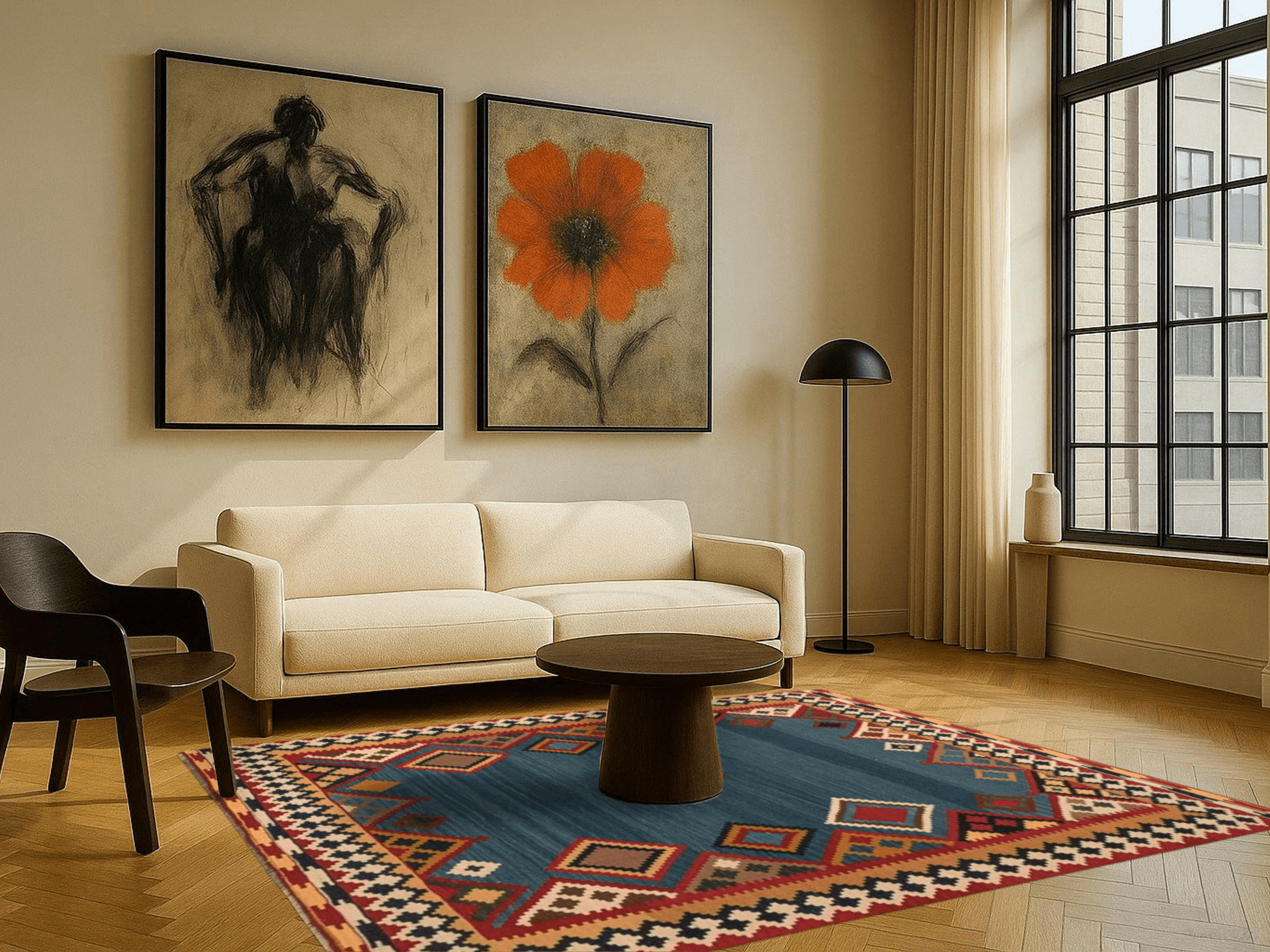 Kelim-Teppich - Starlight