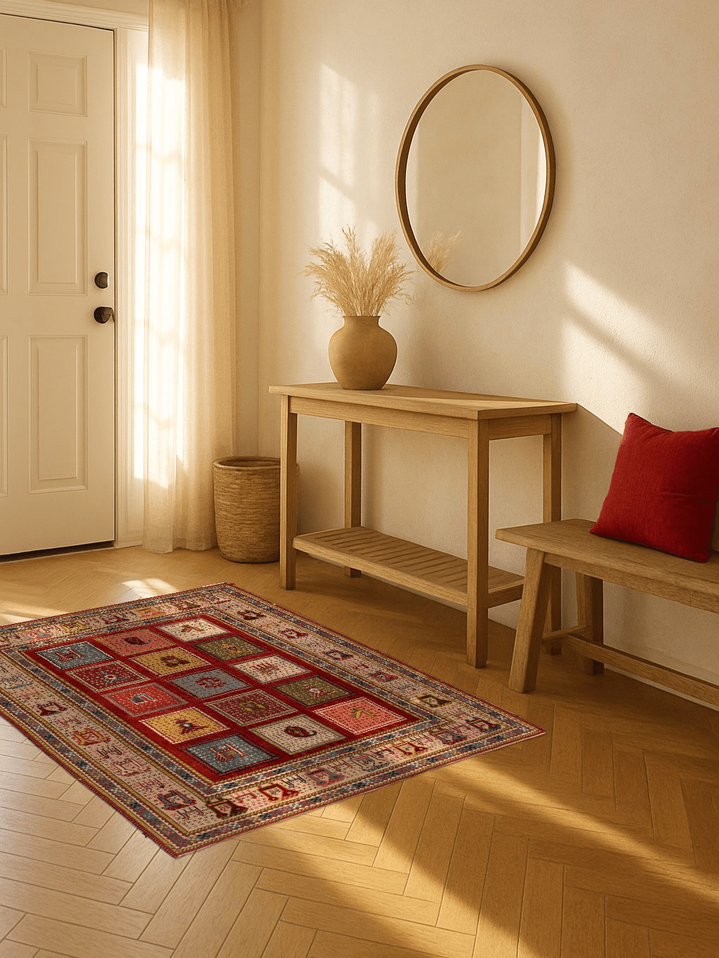 Kelim Teppich - Soumakh Würfel