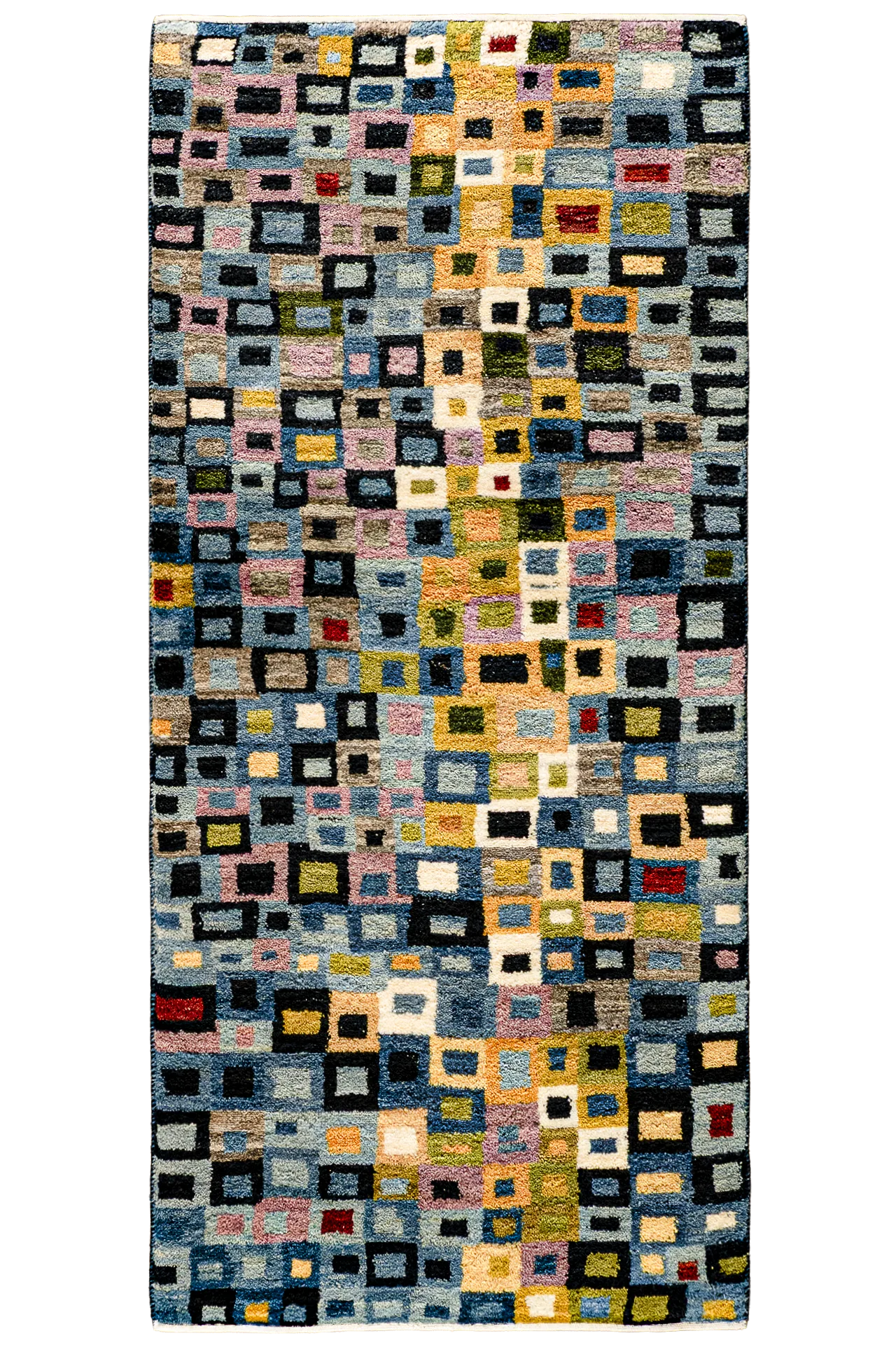 Gabbeh Teppichläufer - Mosaik der Farben