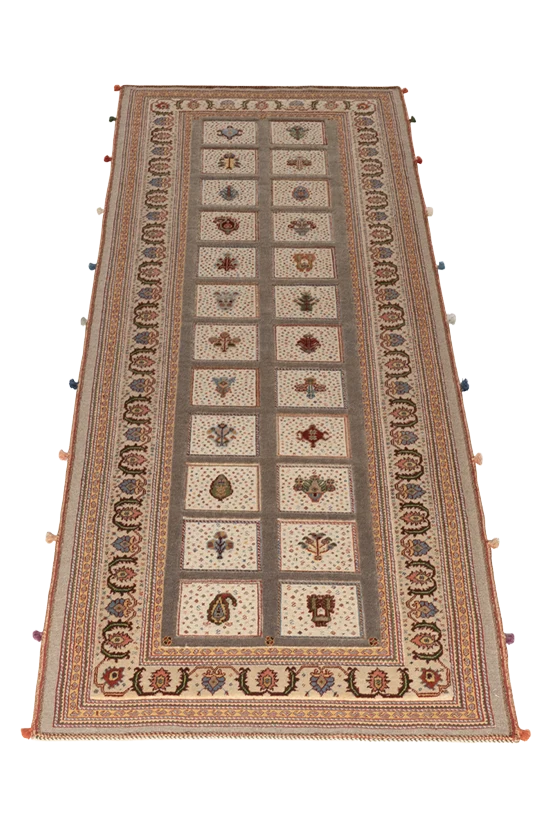 Kelim Läufer - Soumakh Beige