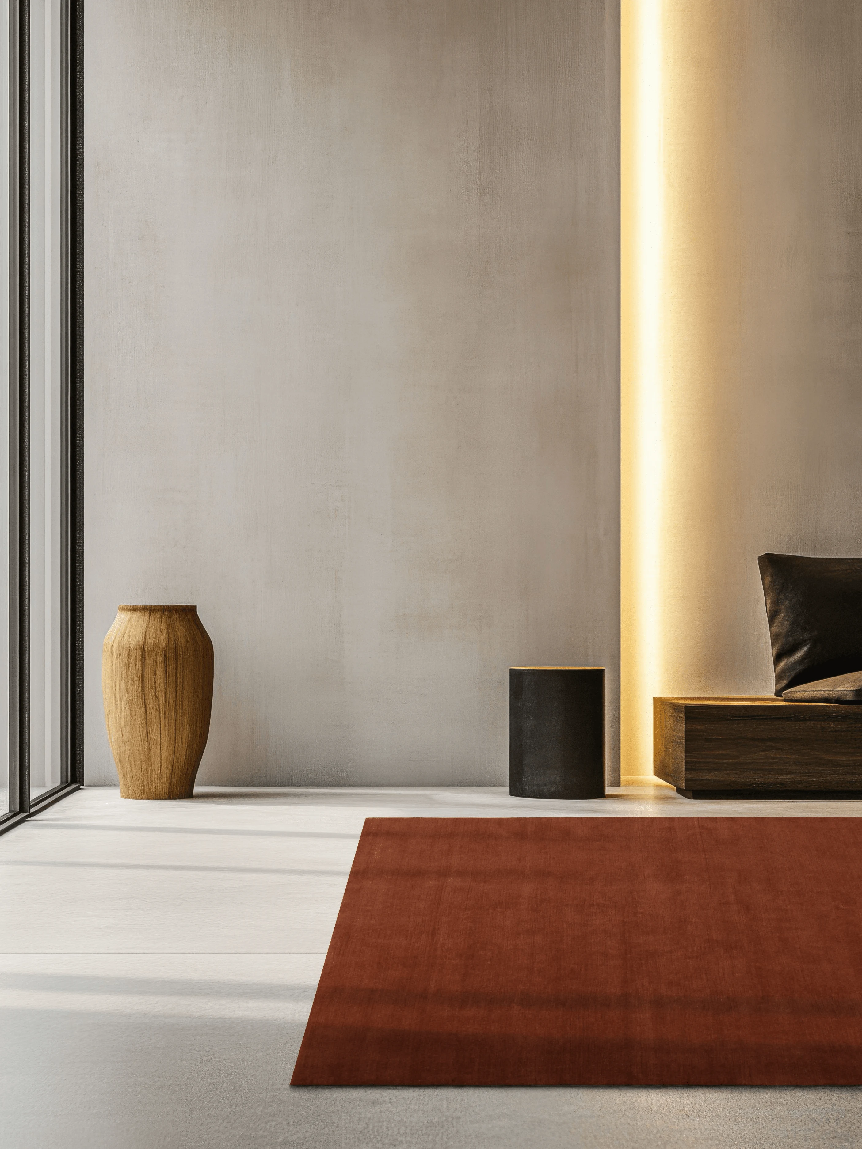 Jordan Collection Designteppich - Ruby