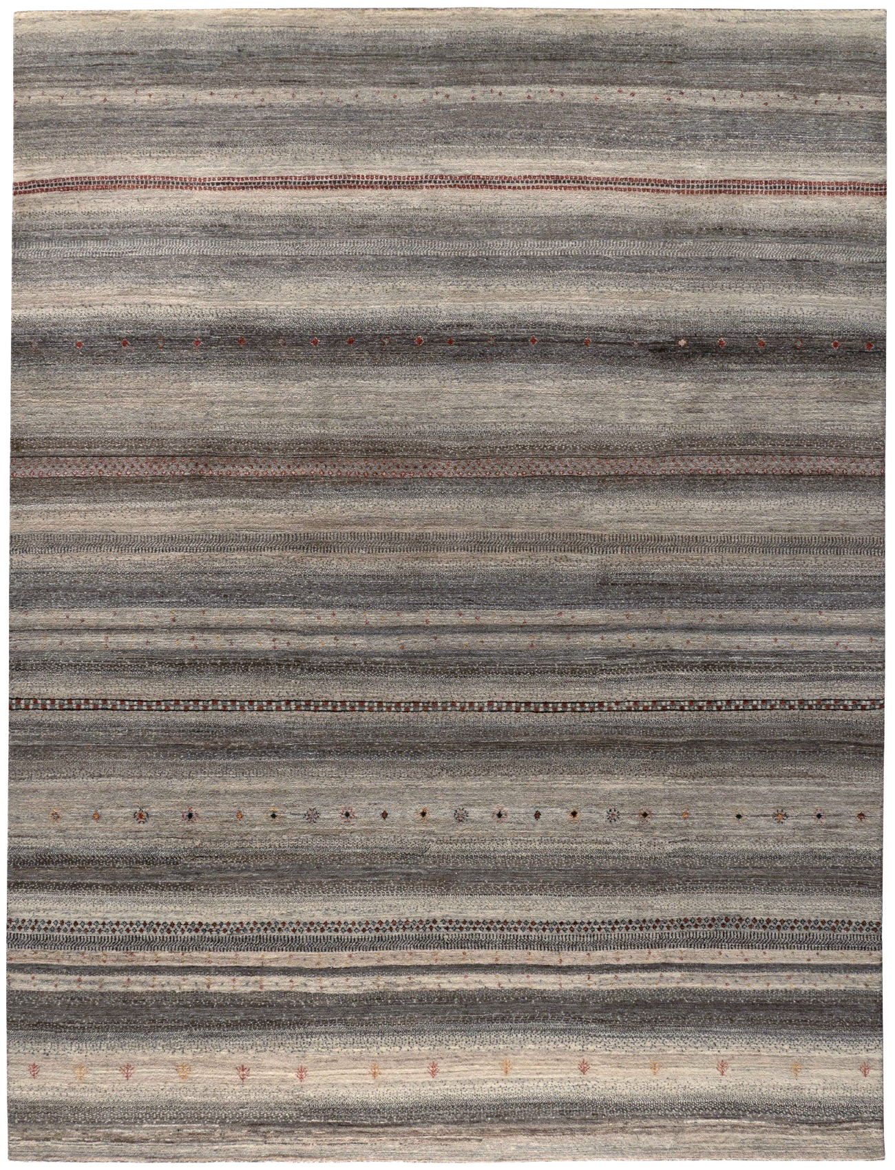 Gabbeh Teppich-Unikat - Steinsymphonie