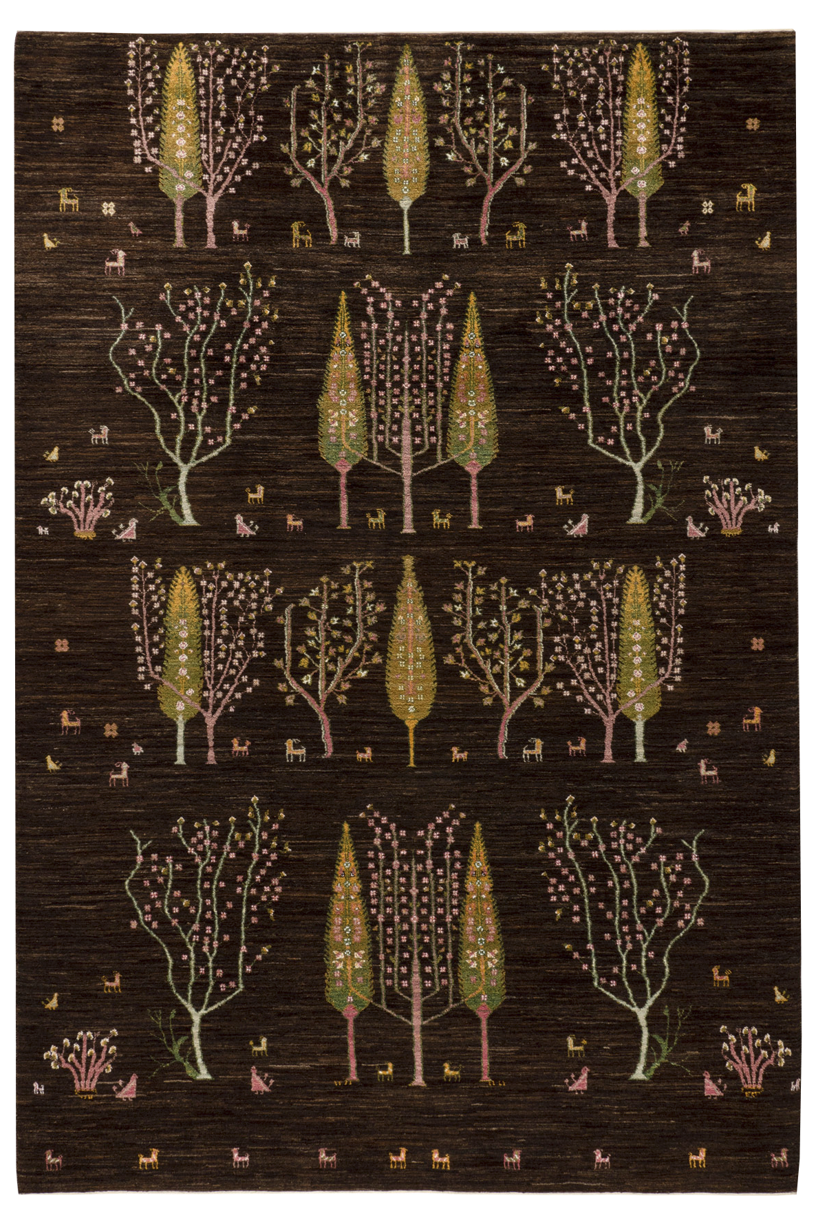 Gabbeh Teppich-Unikat - Mein Zypressenparadies