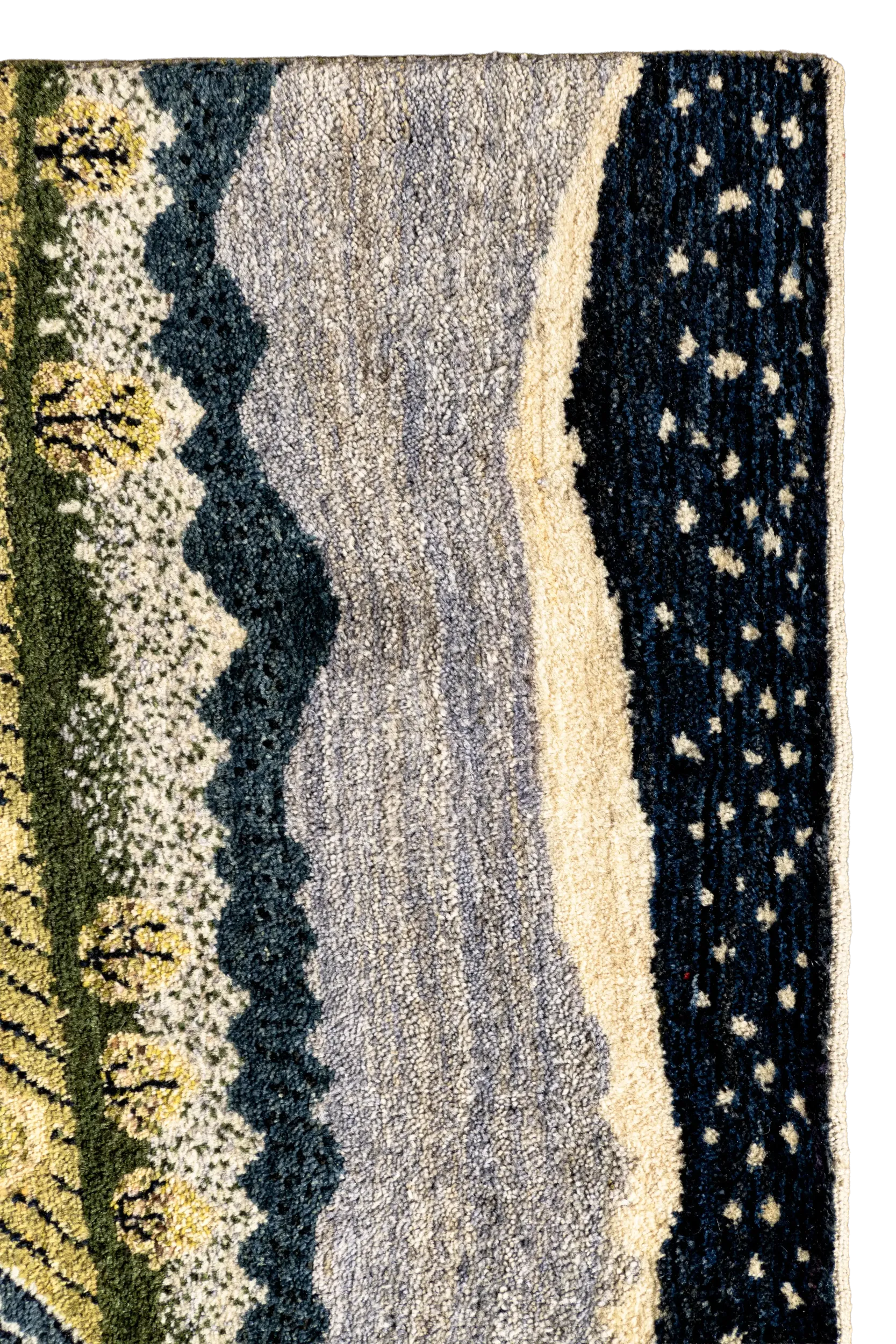 Gabbeh Teppich-Unikat - Frühlingshügel