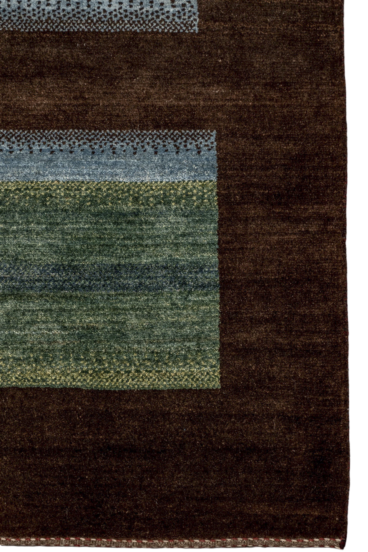 Gabbeh Teppich-Unikat - Feldlinien