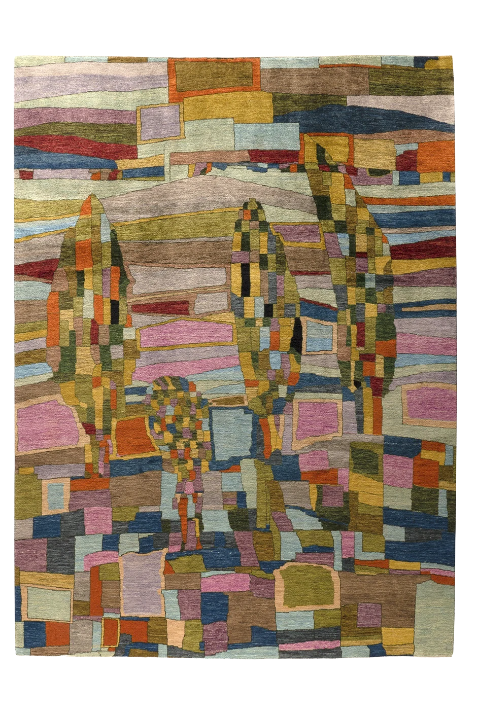 Gabbeh Teppich-Unikat - Säulen der Natur