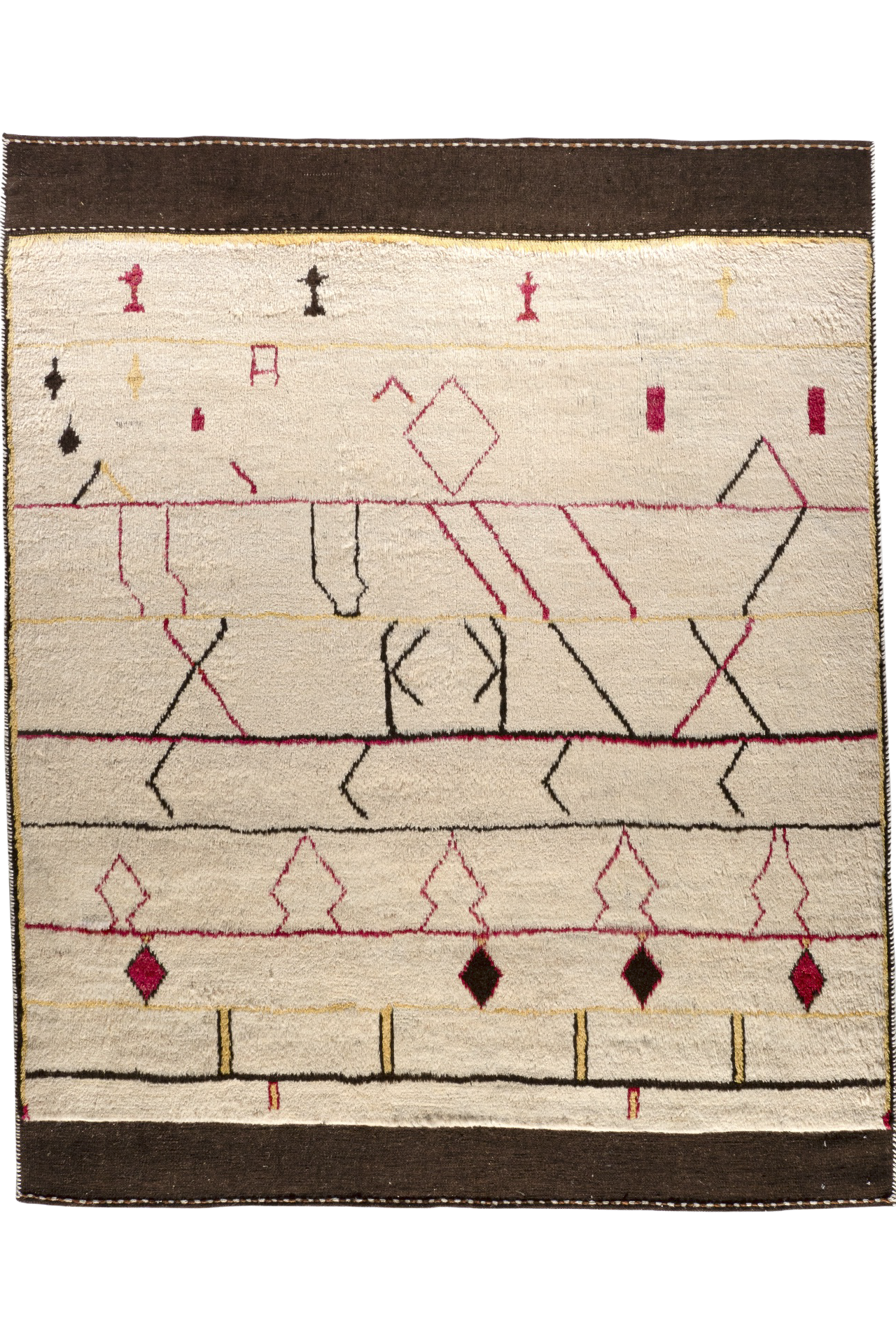 Gabbeh Teppich-Unikat - Nomadenzeichen