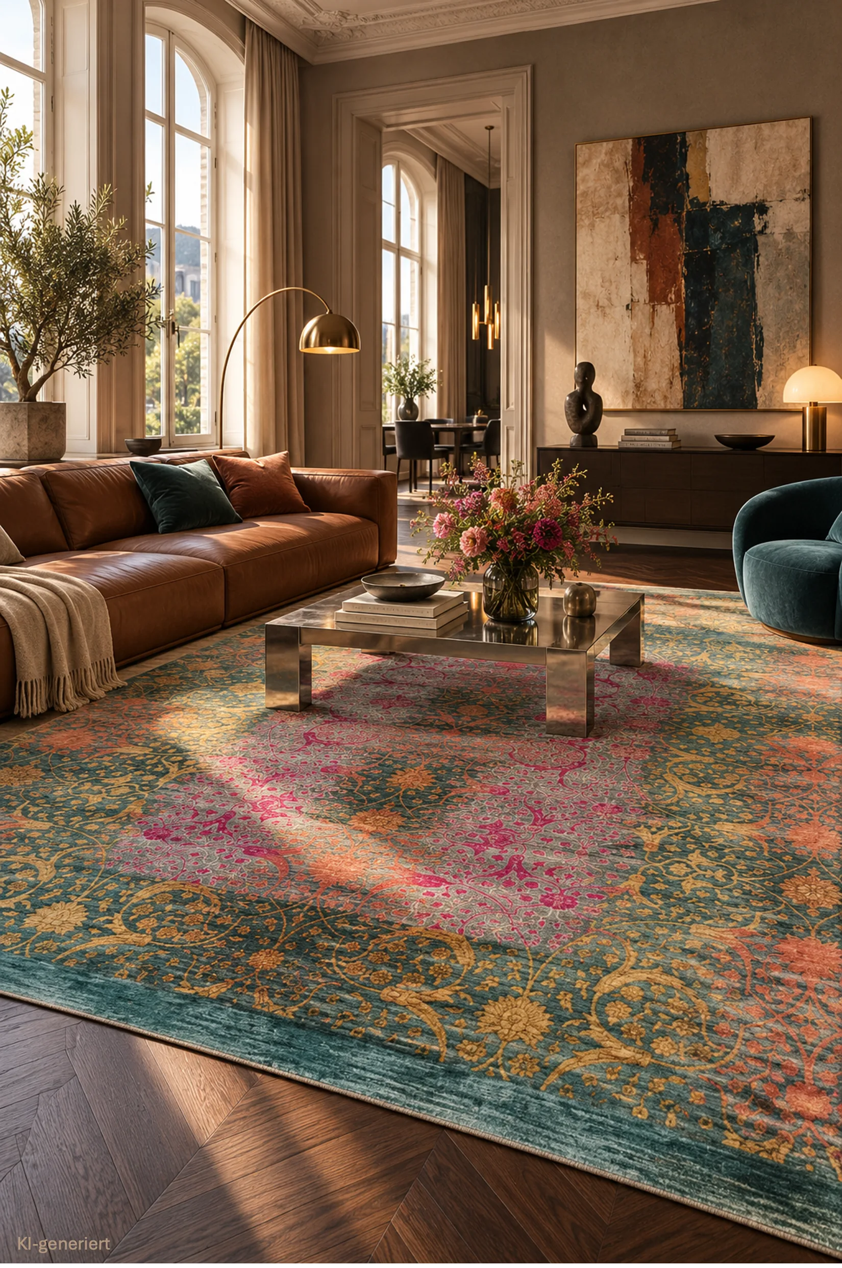 Jordan Collection Designteppich - Palmetta