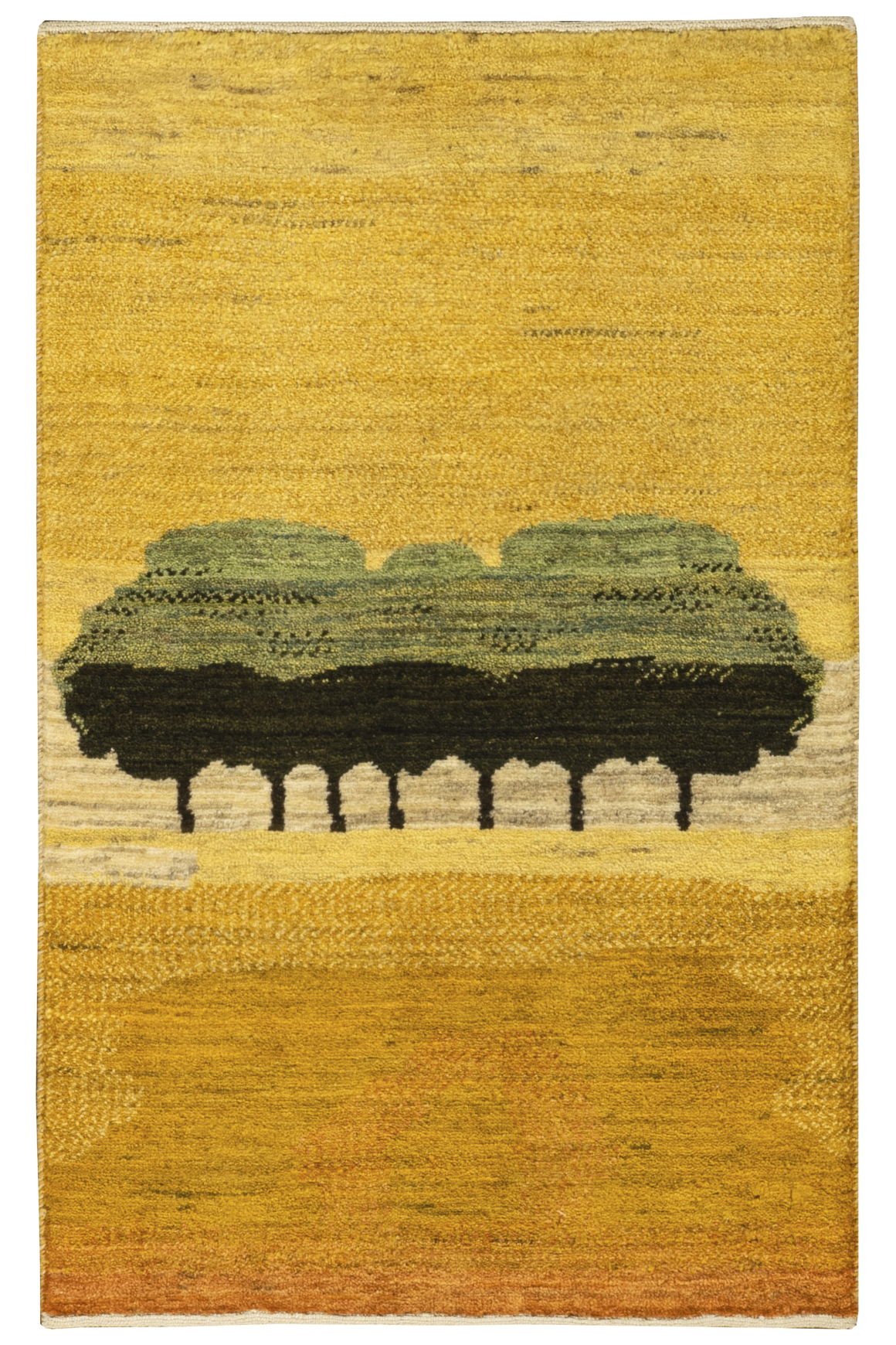 Gabbeh Teppich-Unikat - fruchtbare Baumoase