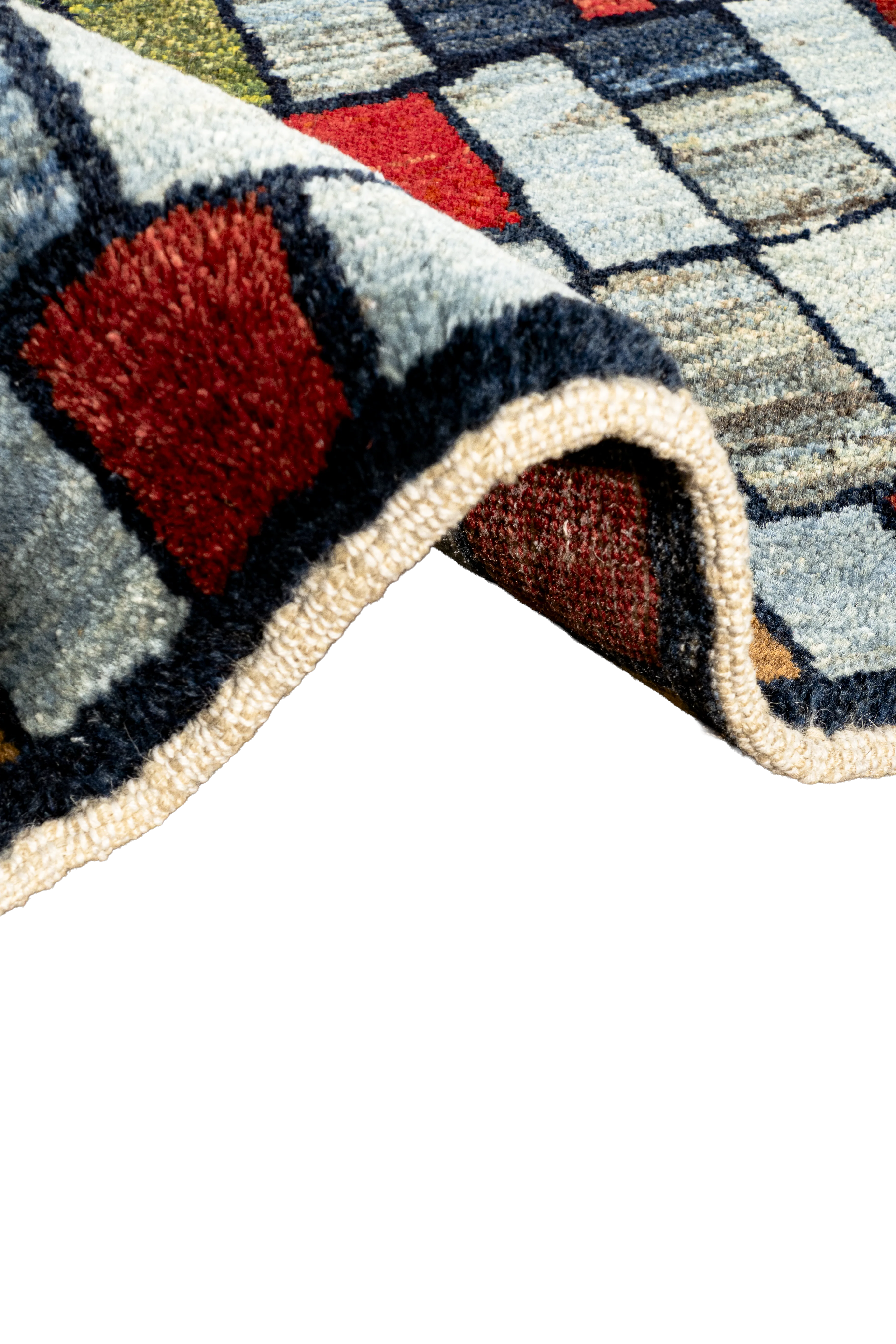 Gabbeh Teppichläufer - Mosaikpfad