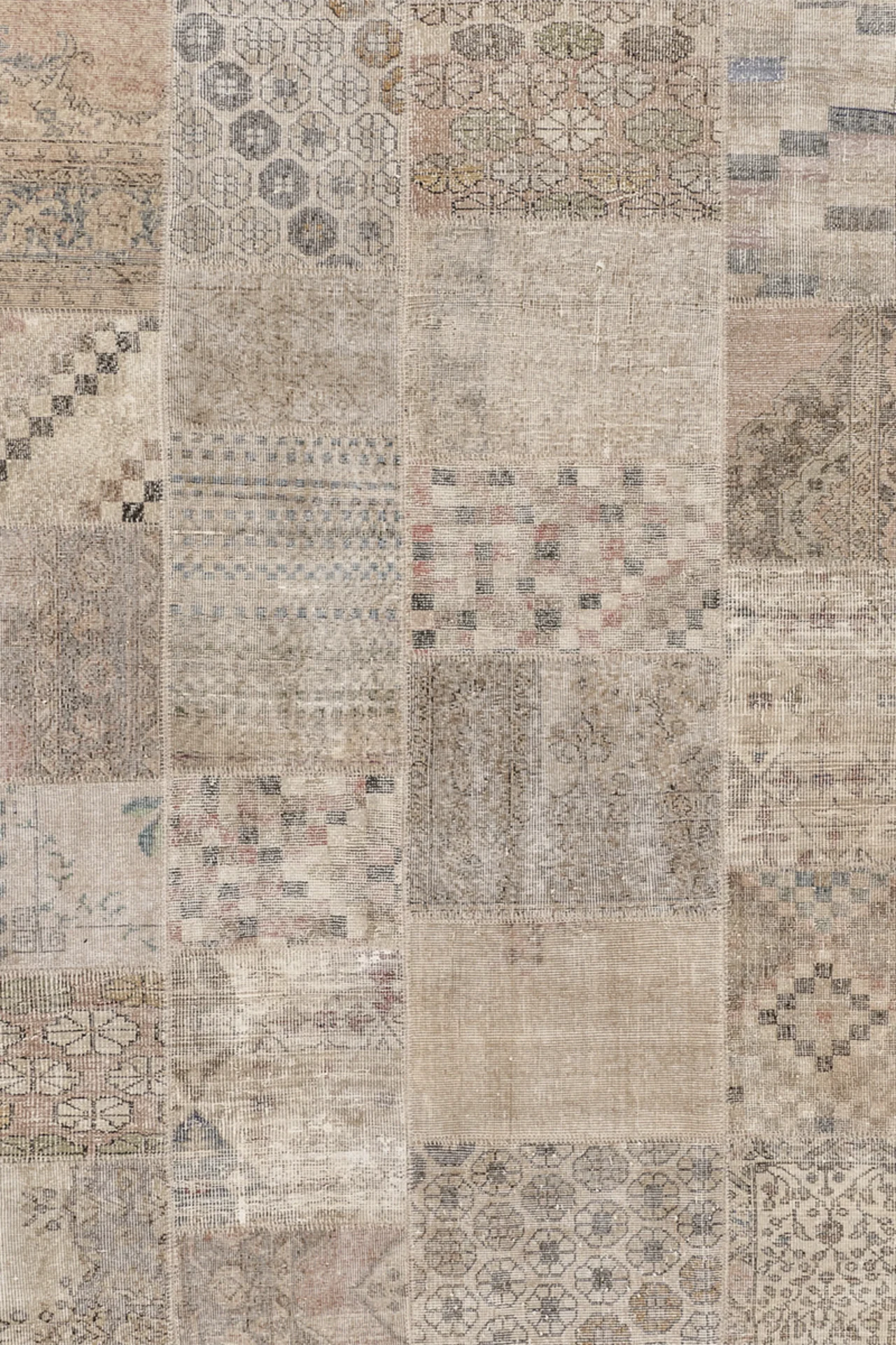 Jordan Collection Vintage Teppich - Patchwork Sand