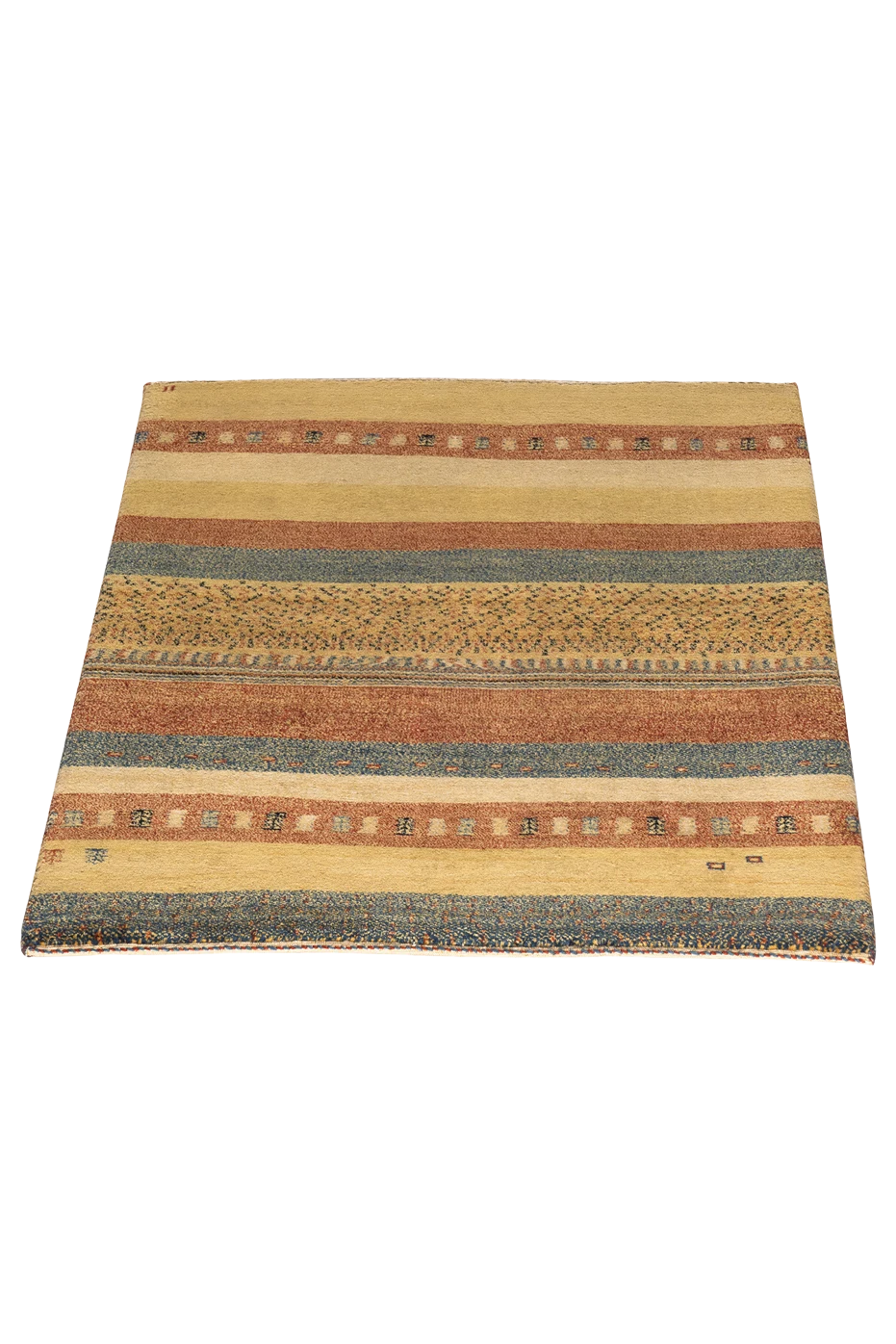 Gabbeh Teppich-Unikat - Felderlandschaft