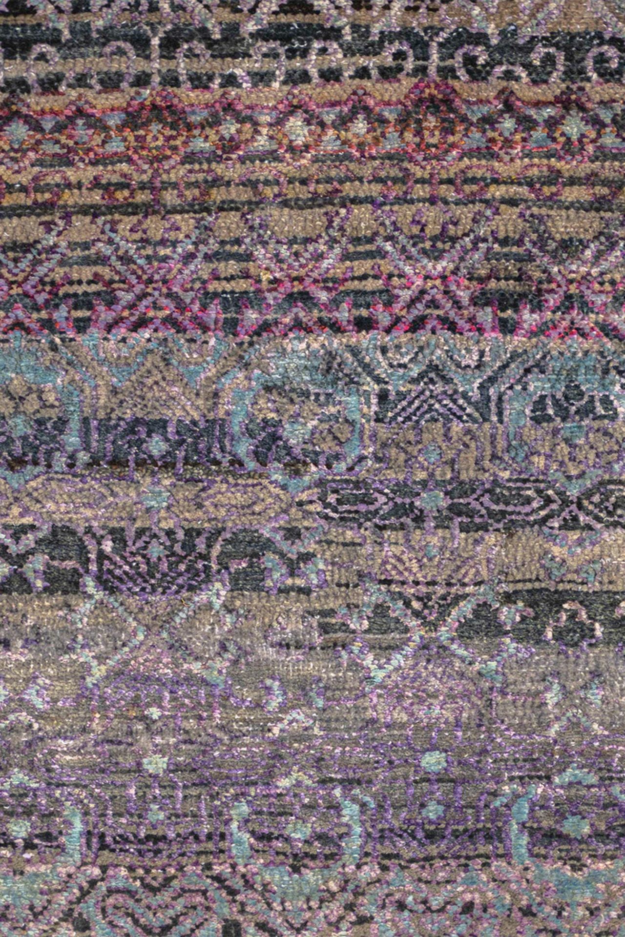 Teppich aus Naturseide und Schurwolle - Seidenmelodie