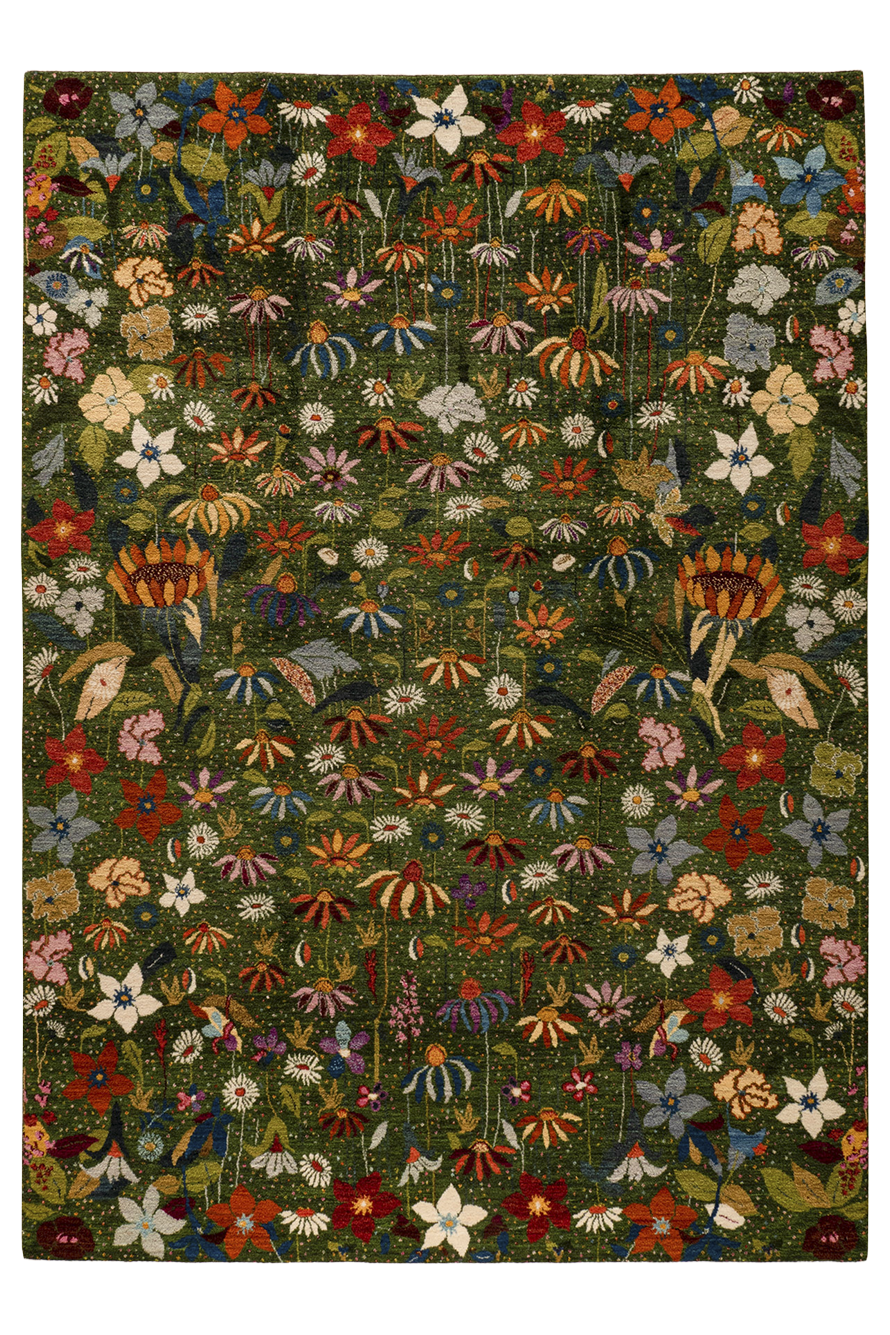 Gabbeh Teppich-Unikat - Wiesenträume