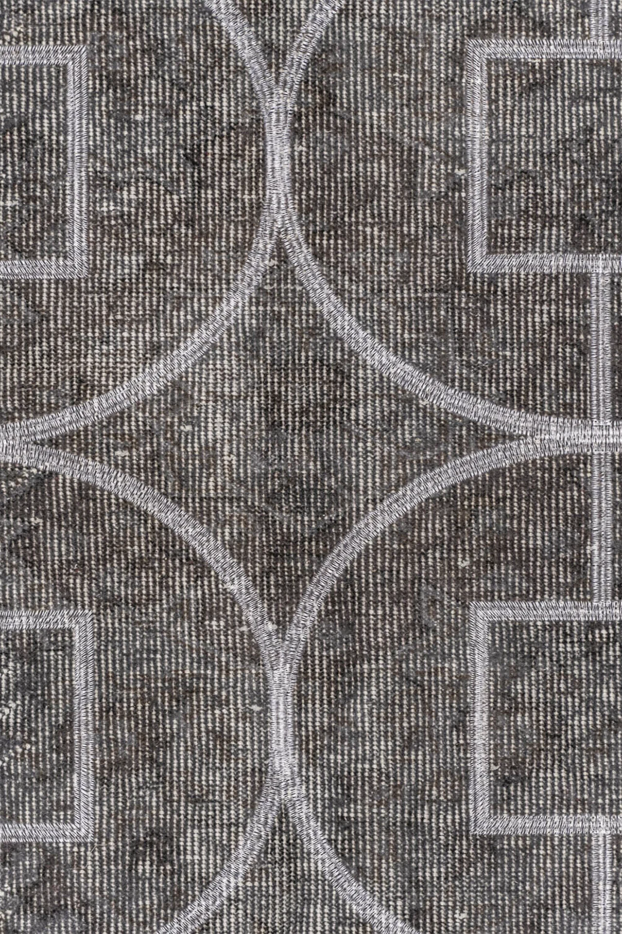 Jordan Collection Vintage Teppich - Grey Circles