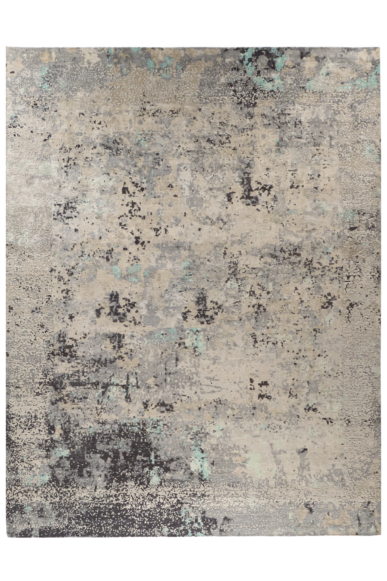 Design-Teppich - Eiskristall