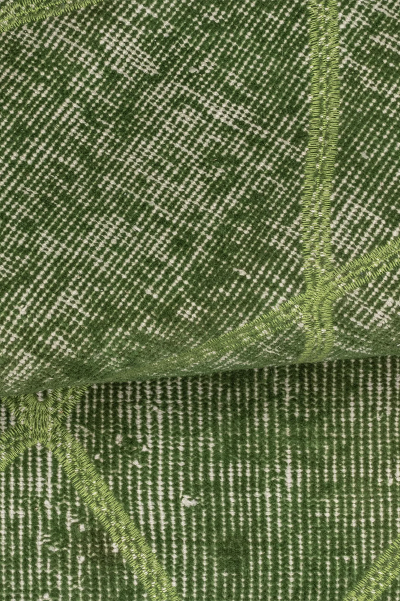Jordan Collection Vintage Teppich - Green Routes