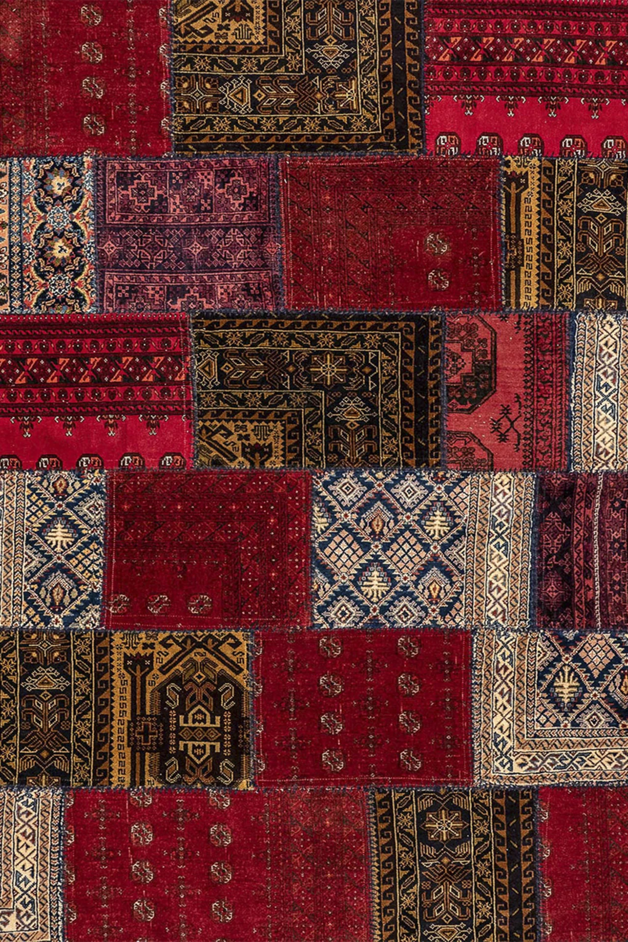 Jordan Collection Designteppich - Patchwork Classic
