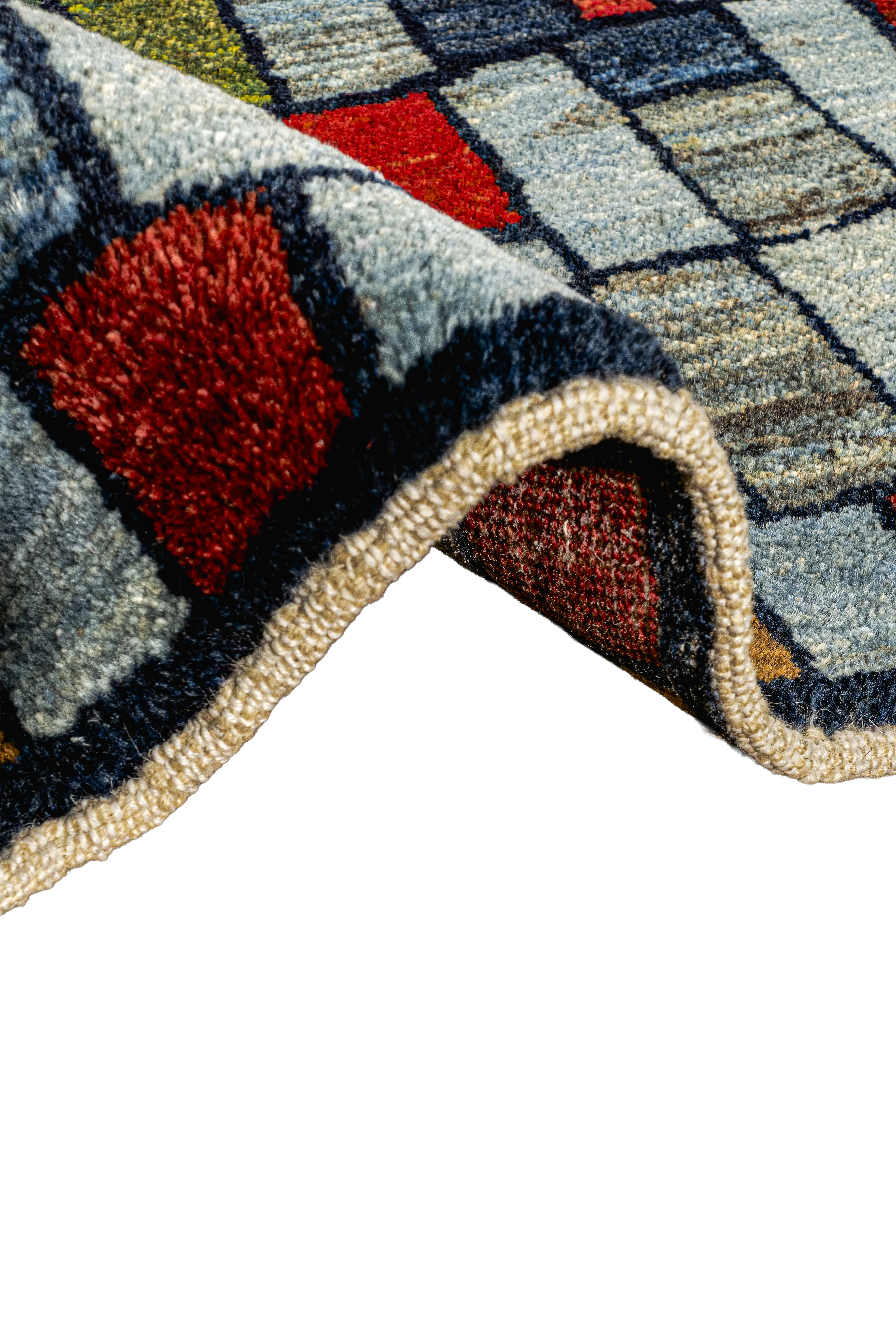 Gabbeh Teppichläufer - Mosaikpfad