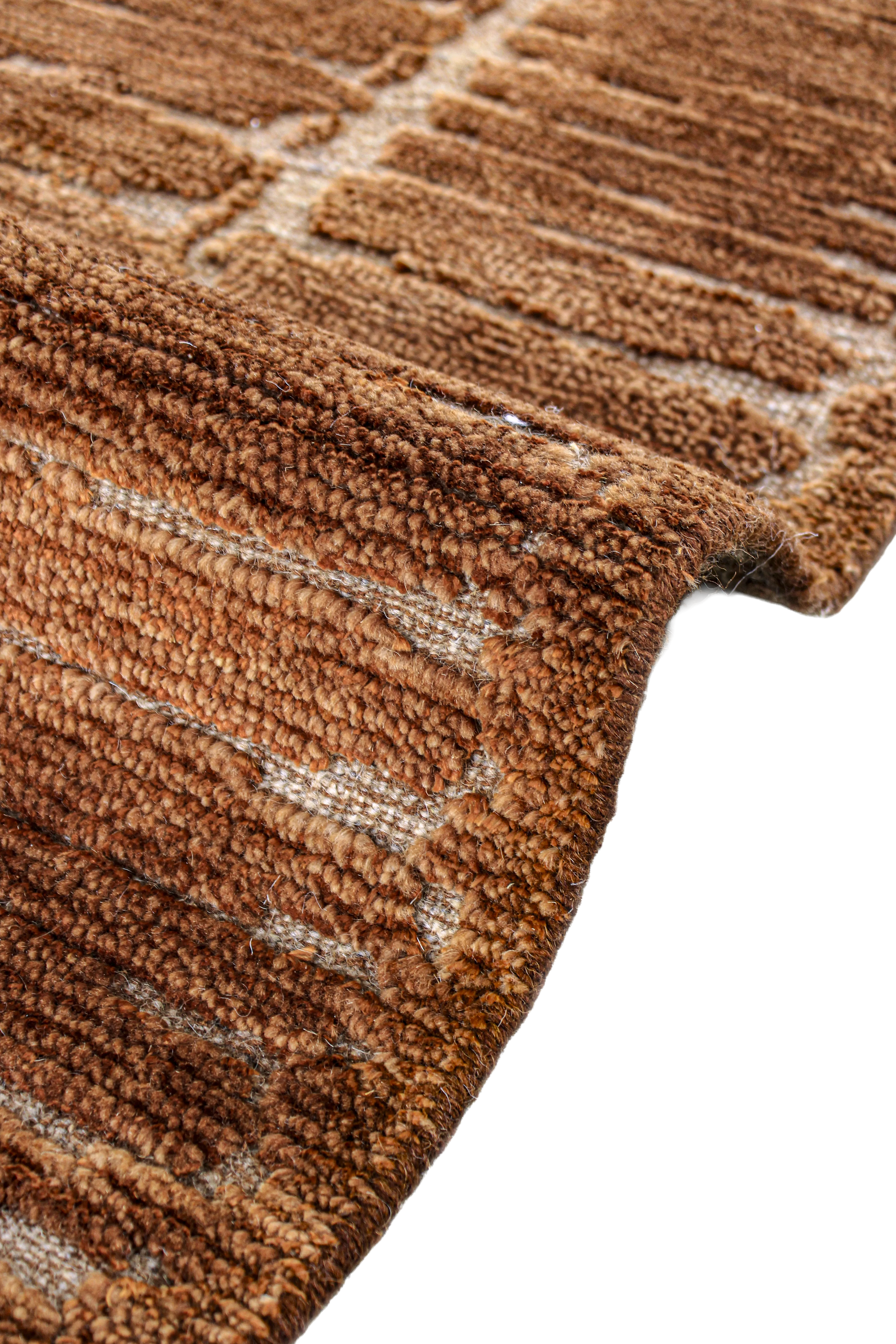 Design-Teppich - Copper Dunes