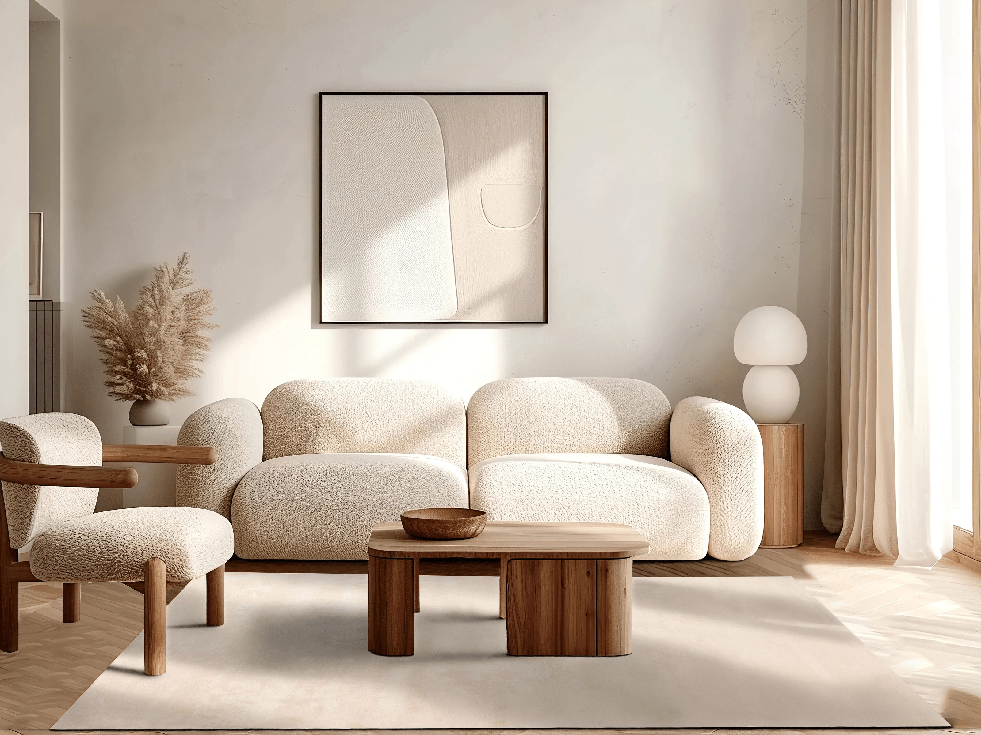 Jordan Collection Designteppich - Soft Cream Petite