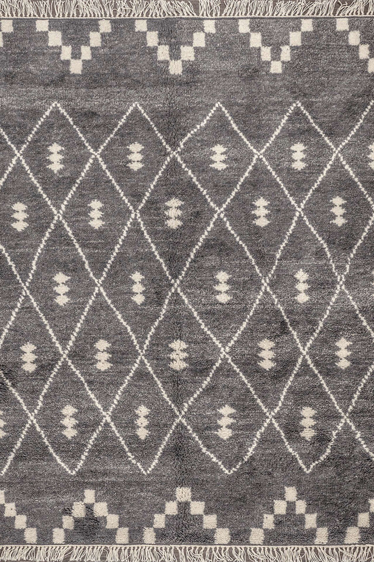 Grauer Berber-Teppich - Marocain Mirror