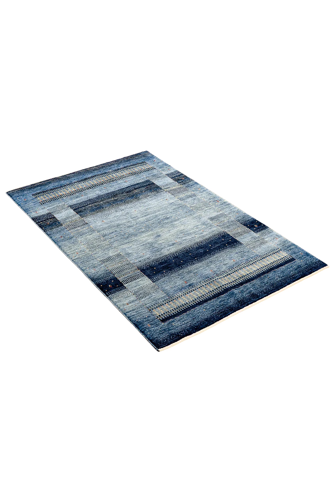 Gabbeh Teppich-Unikat - Hauch in Blau