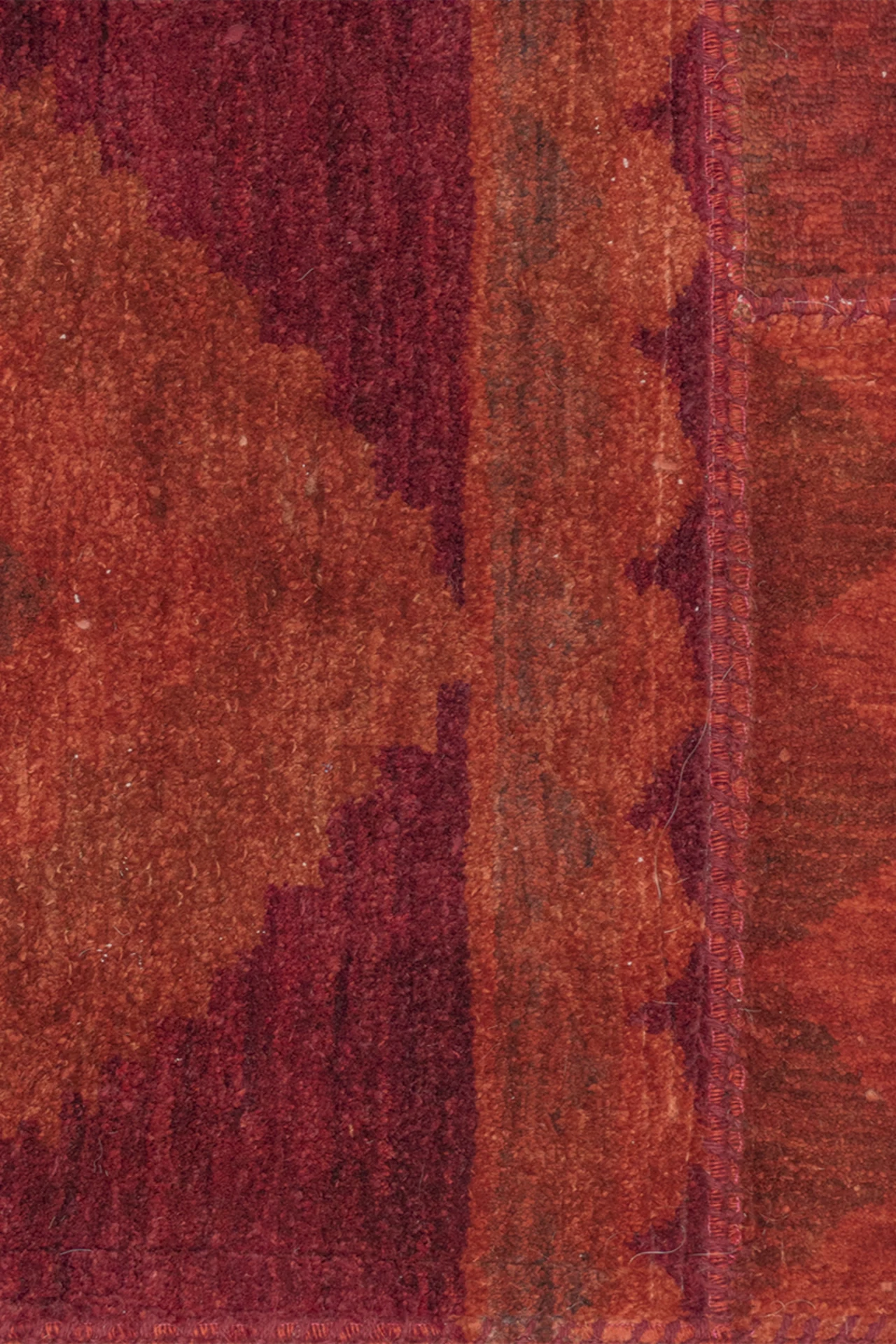 Jordan Collection Designteppich - Patchwork Rubyred
