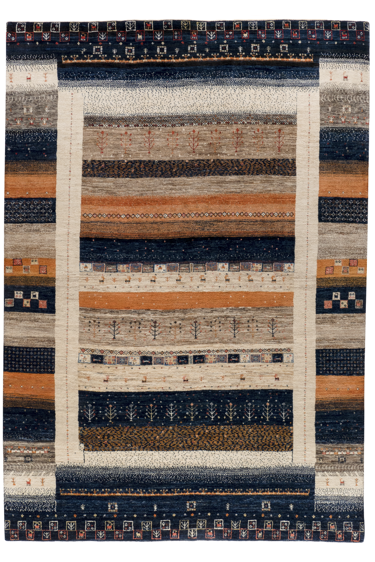 Gabbeh Teppich-Unikat - Nomadendorf