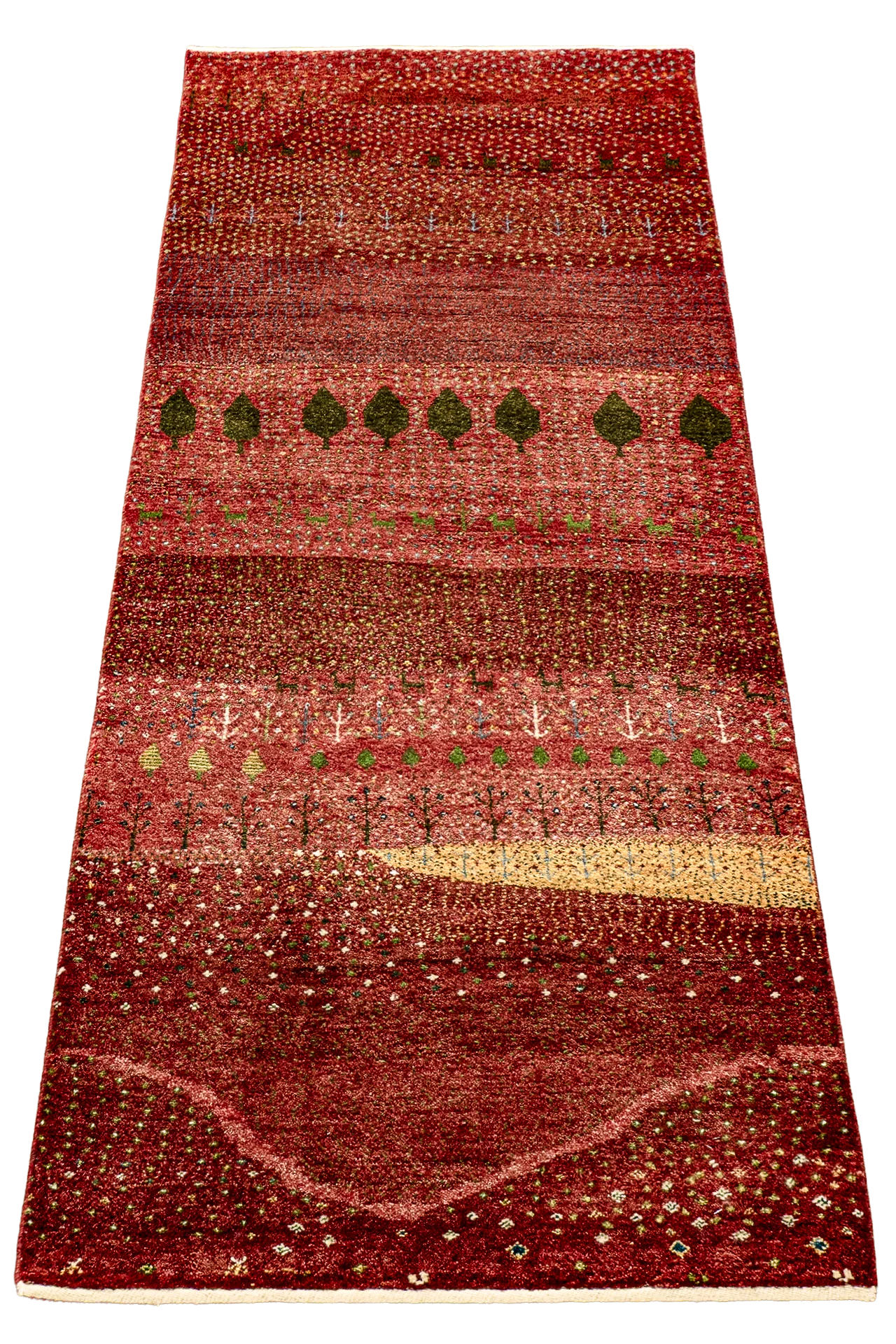 Gabbeh Teppichläufer - Karawanenspur