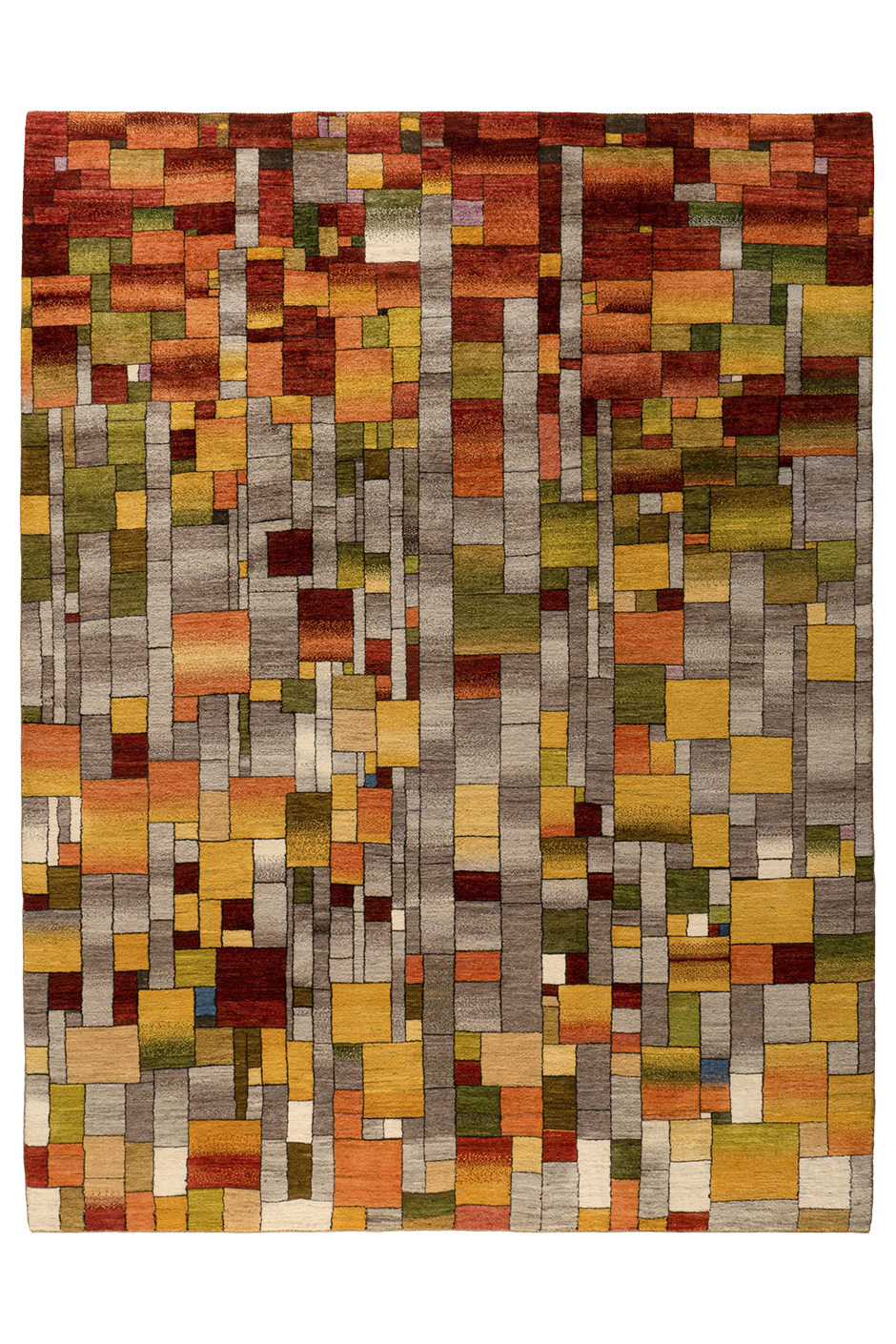 Gabbeh Teppich-Unikat - fruchtbare Felder