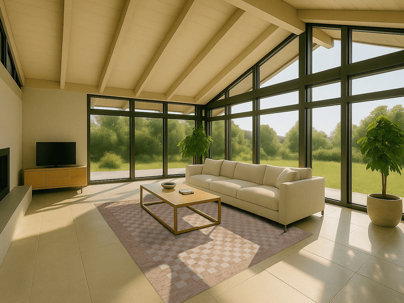 Gabbeh-Teppich - Schachlicht