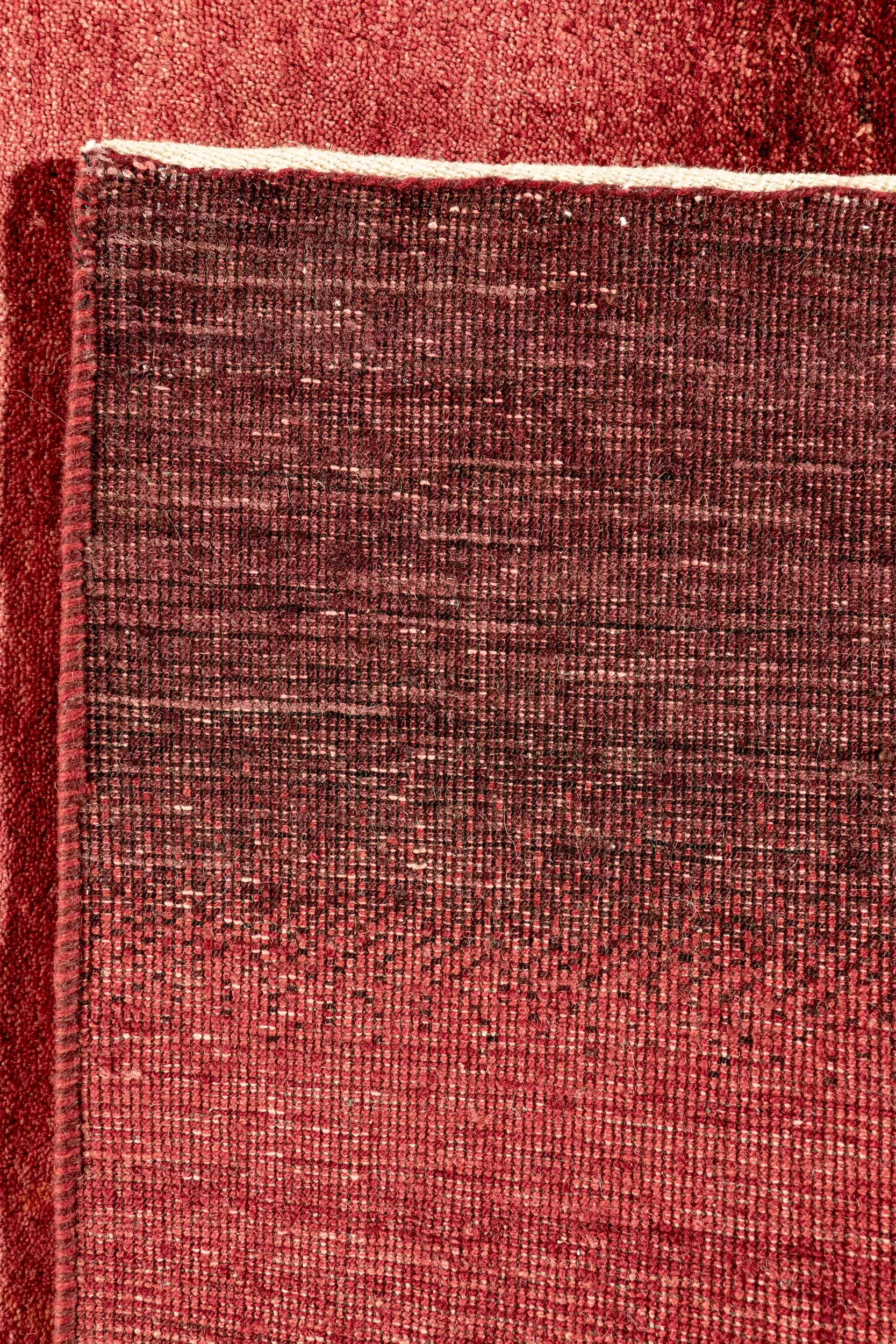 Gabbeh Teppichl-Unikat - Zinnoberpfad