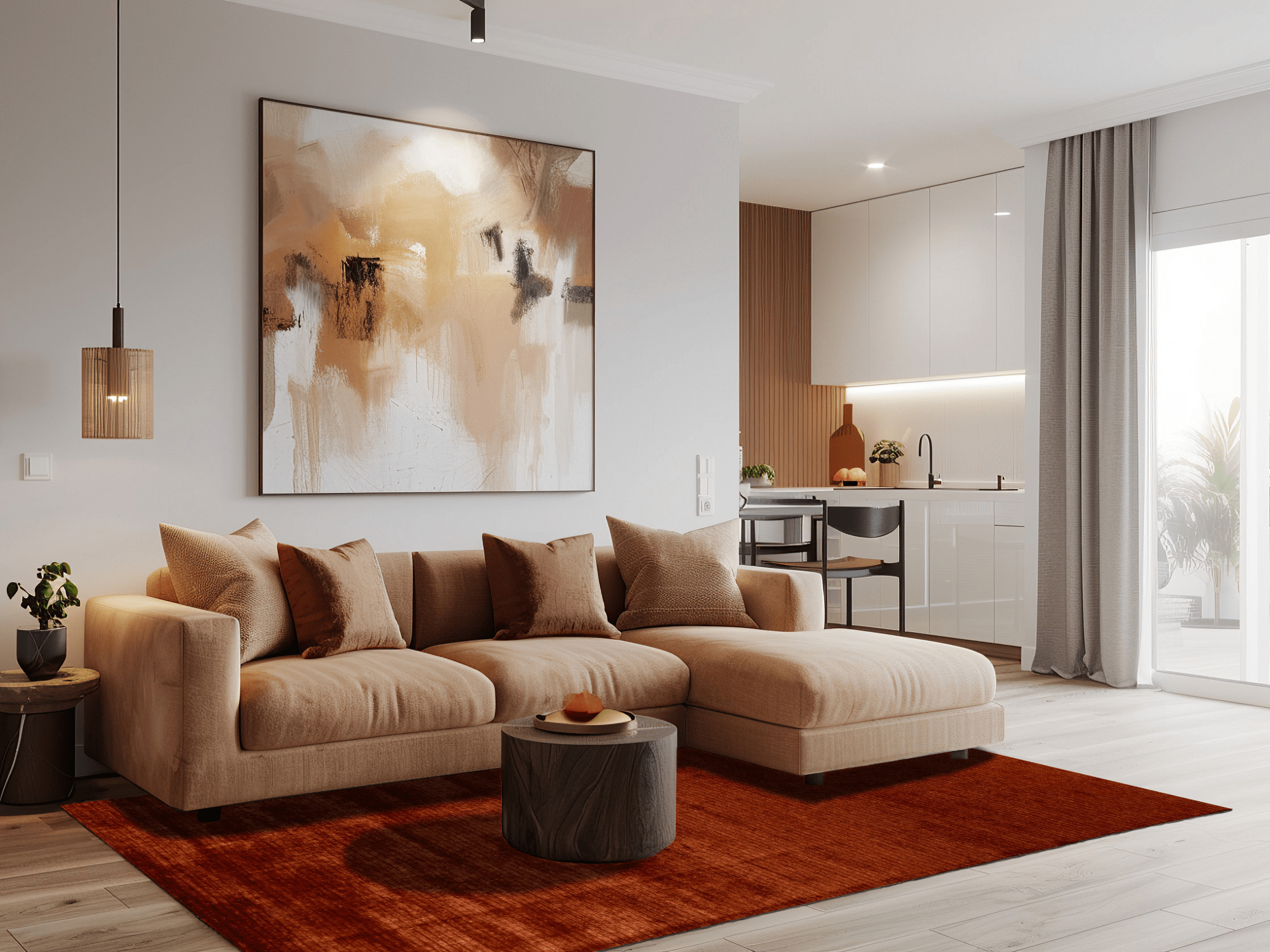 Gabbeh-Teppich - Kupferglanz