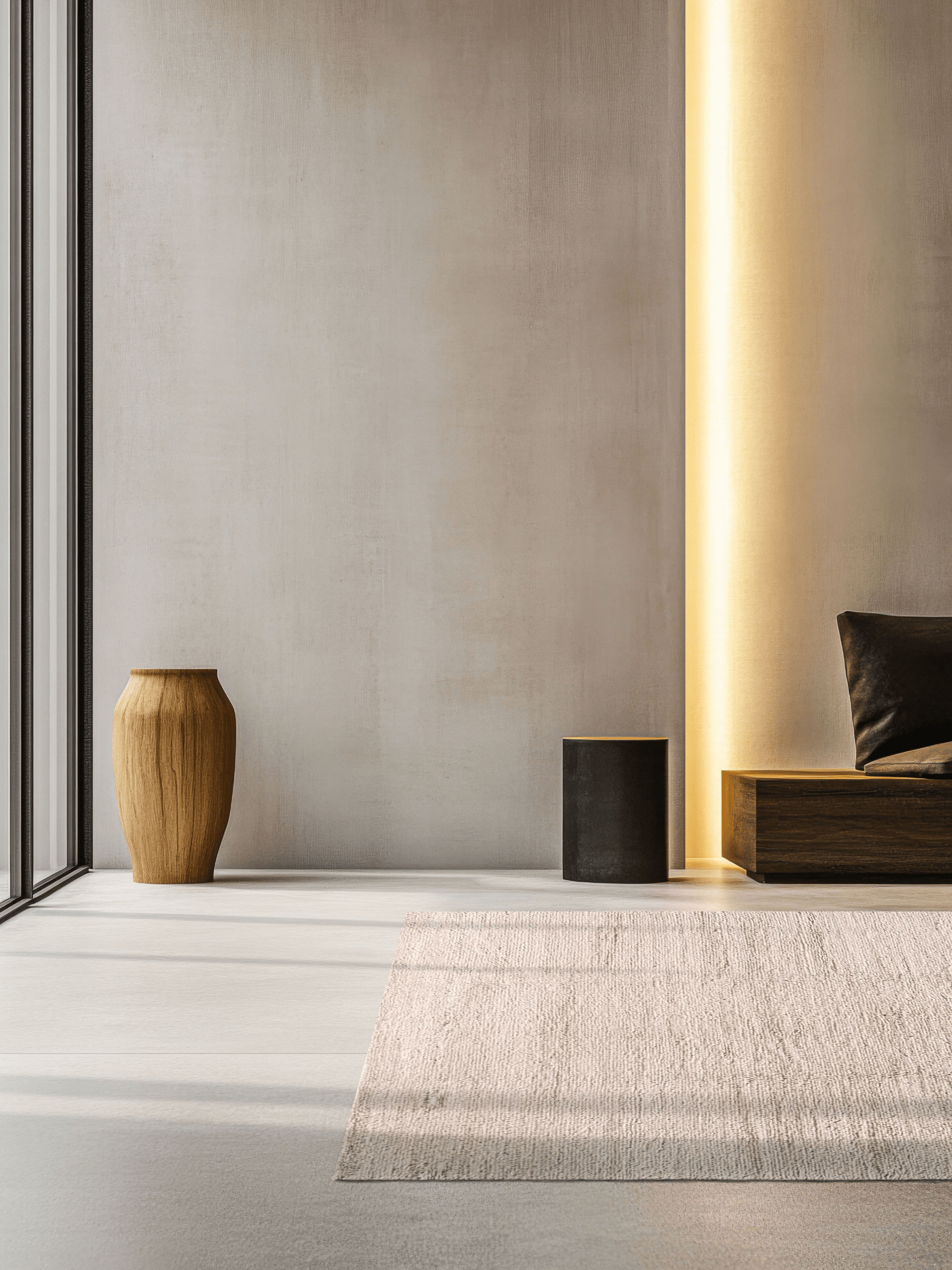Jordan Collection Designteppich - Mohair Toffee
